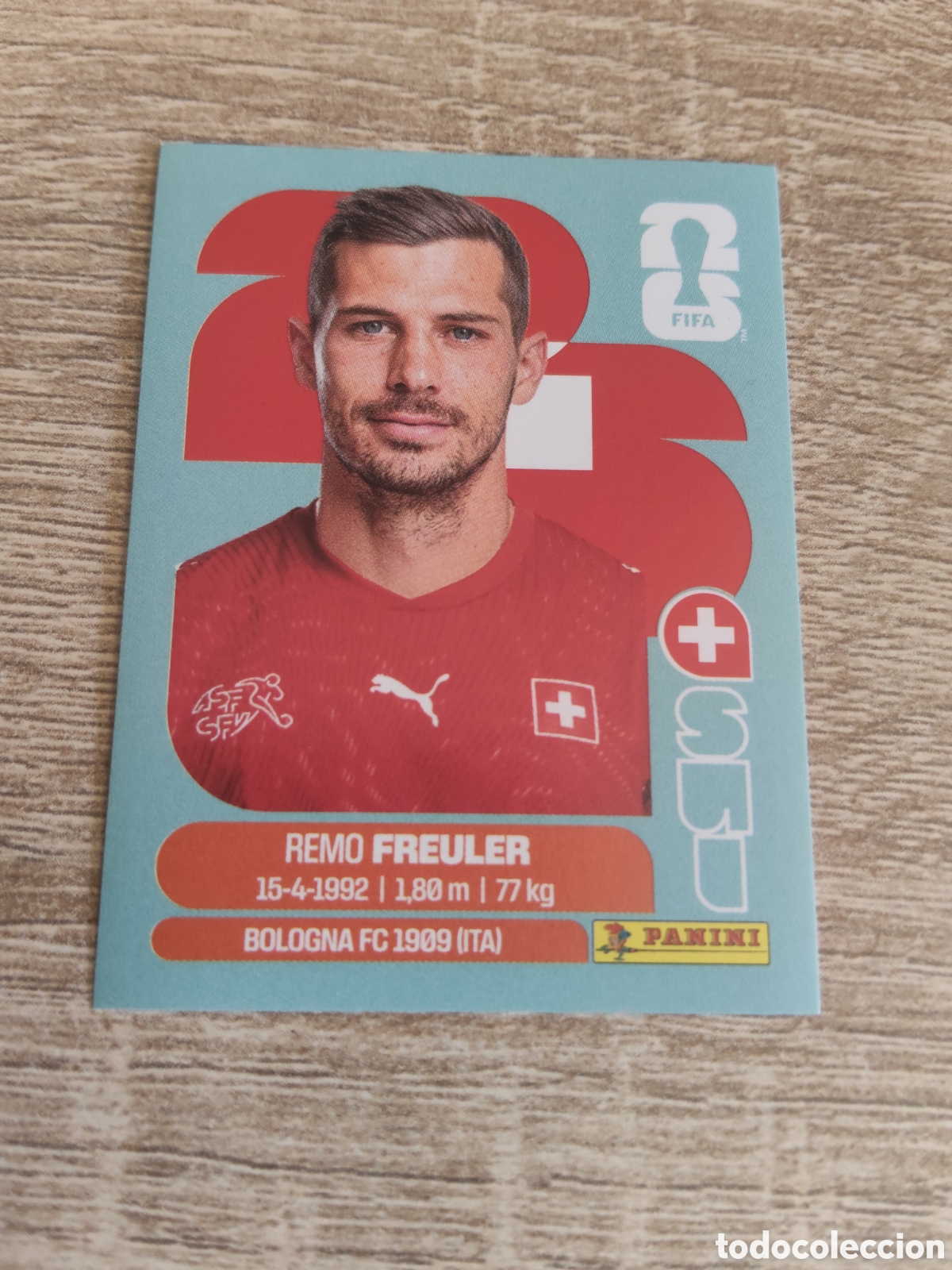 Cromos de F&uacute;tbol: Panini mundial 2026 SUI 11 Remo Freuler Suiza