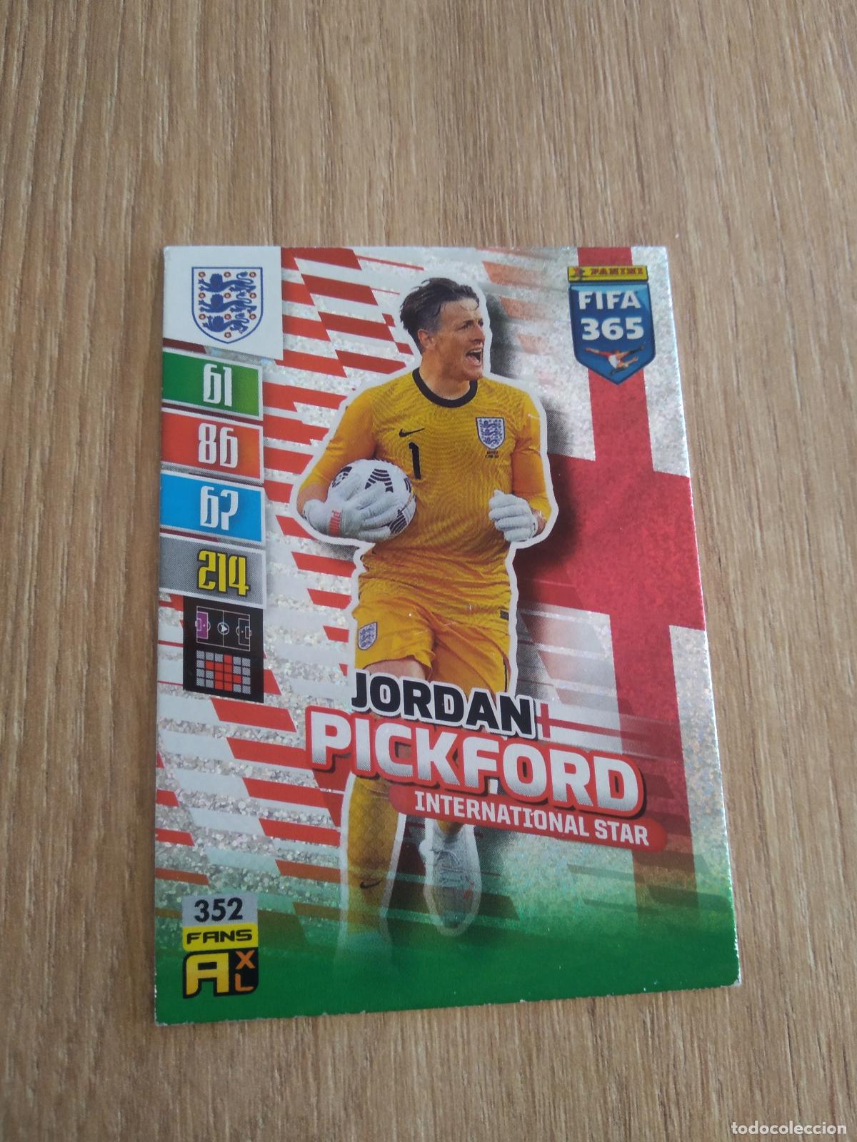 Cromos de F&uacute;tbol: 352 PICKFORD INGLATERRA CROMO FUTBOL PANINI ADRENALYN 21-22 FIFA 365 2021-2022
