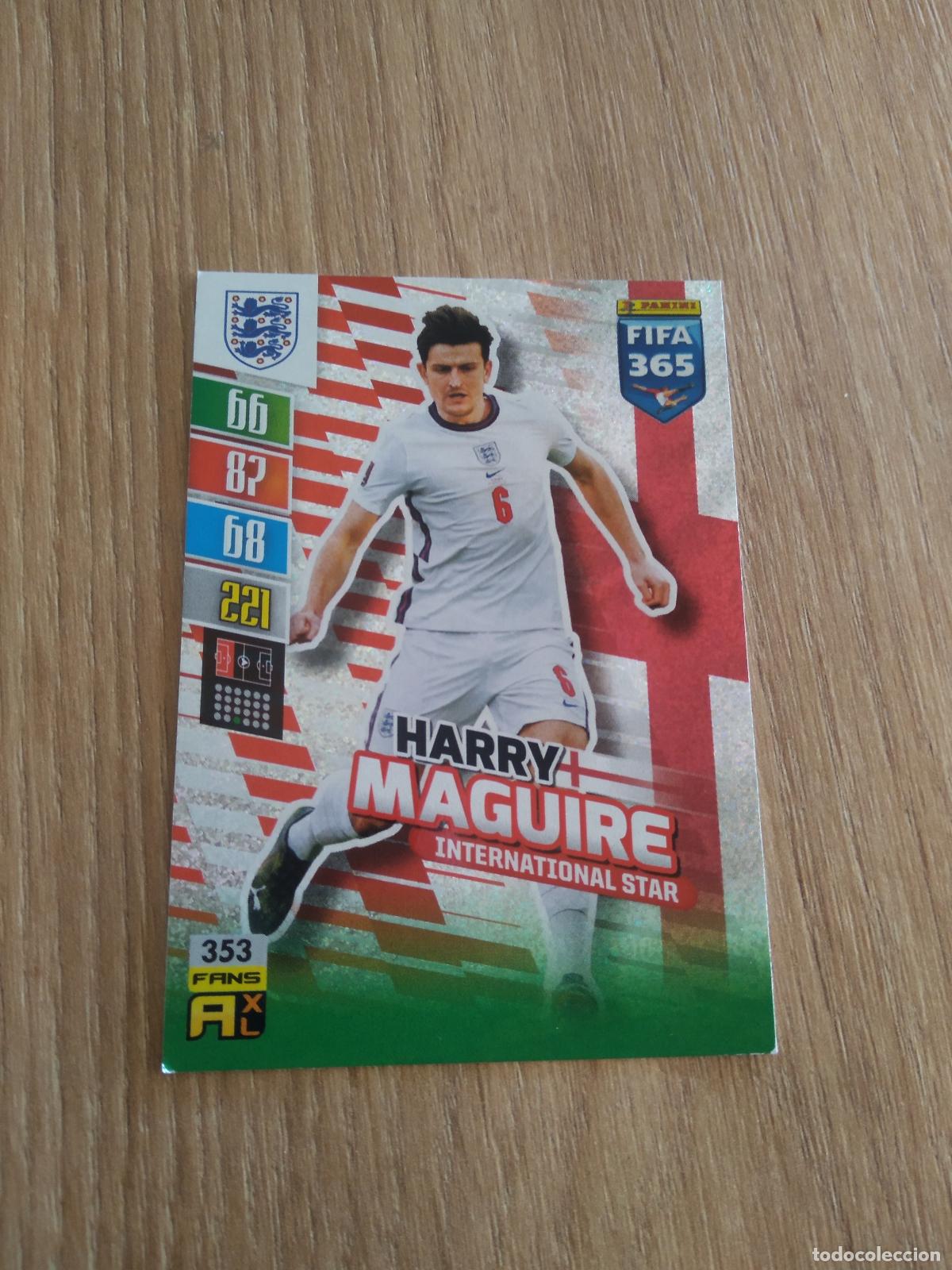 Cromos de F&uacute;tbol: 353 MAGUIRE INGLATERRA CROMO FUTBOL PANINI ADRENALYN 21-22 FIFA 365 2021-2022