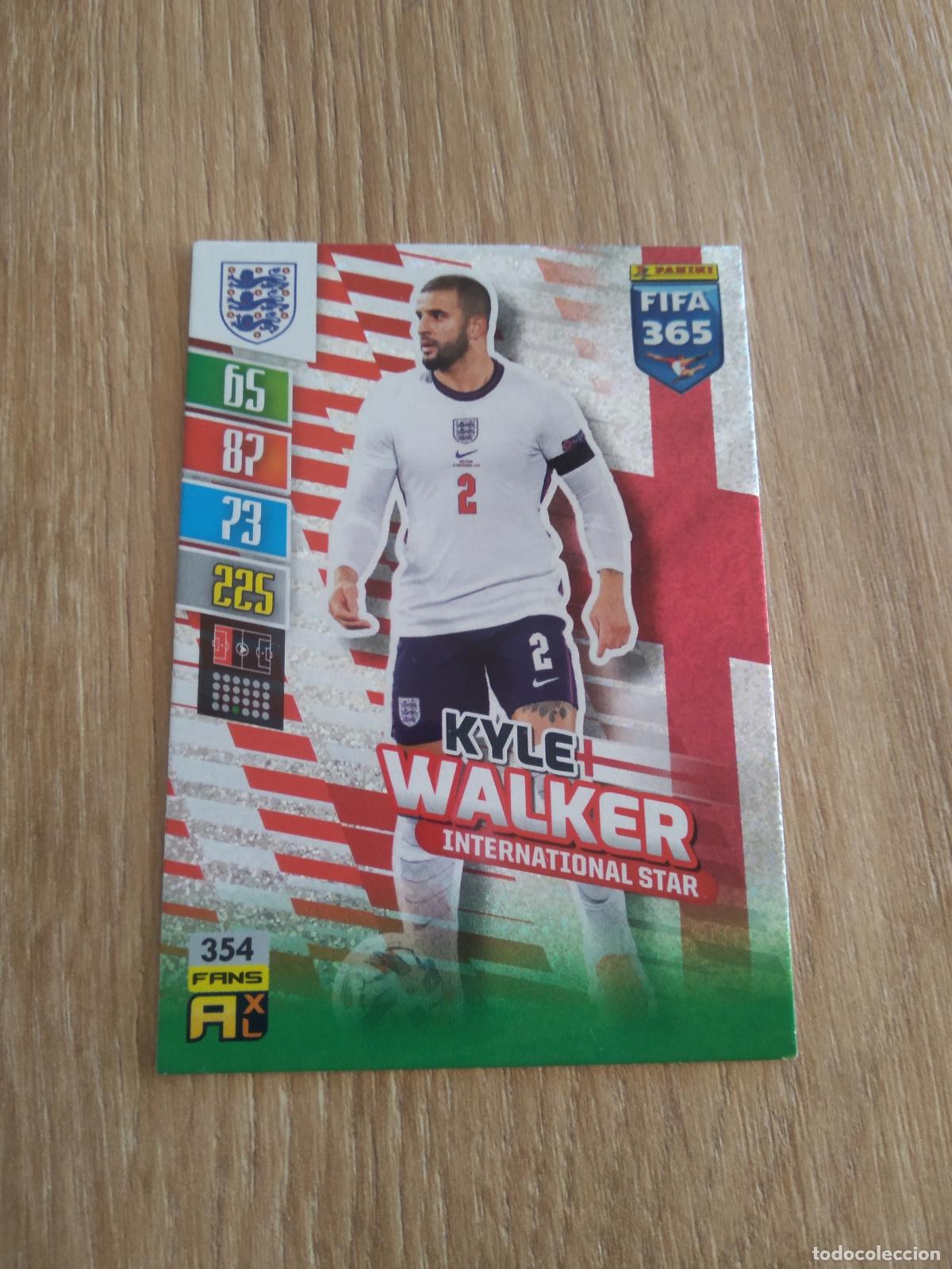 Cromos de F&uacute;tbol: 354 KYLE WALKER INGLATERRA CROMO FUTBOL PANINI ADRENALYN 21-22 FIFA 365 2021-2022