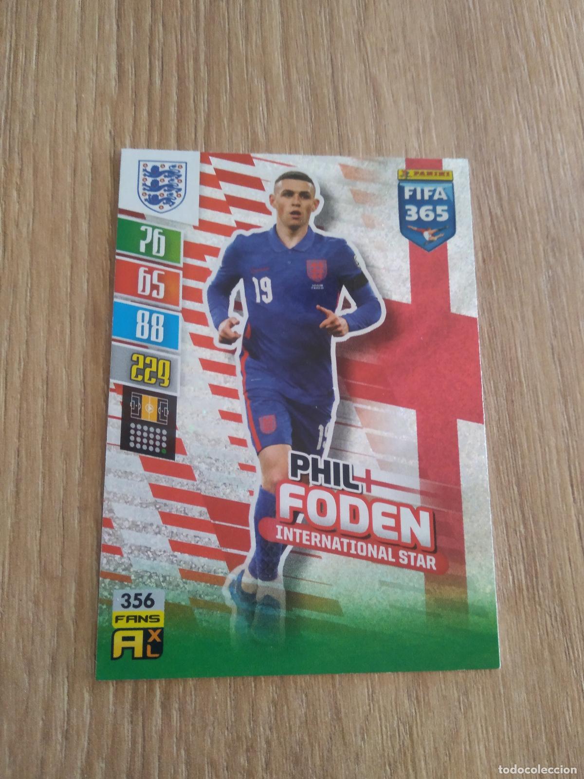 Cartes &agrave; collectionner de Football: 356 FODEN INGLATERRA CROMO FUTBOL PANINI ADRENALYN 21-22 FIFA 365 2021-2022