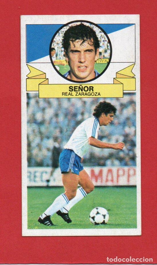 Cartes &agrave; collectionner de Football: ESTE 85 86 SE&Ntilde;OR DEL REAL ZARAGOZA NUEVO SIN PEGAR ESTE 1985 1986