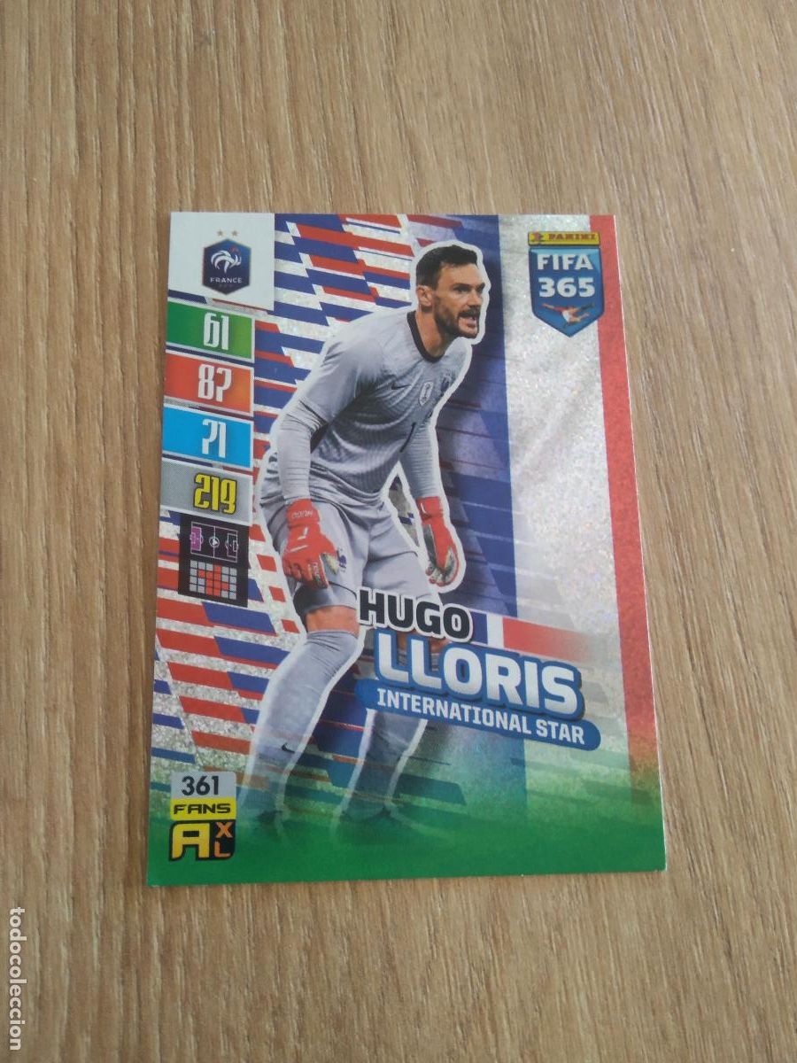 Cromos de F&uacute;tbol: 361 HUGO LLORIS FRANCIA CROMO FUTBOL PANINI ADRENALYN 21-22 FIFA 365 2021-2022