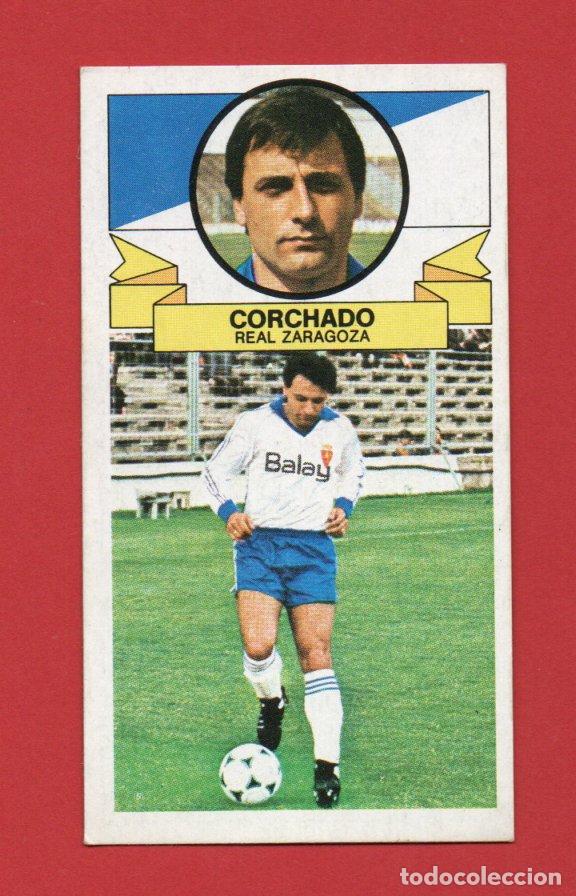 Cromos de F&uacute;tbol: ESTE 85 86 CORCHADO DEL REAL ZARAGOZA NUEVO SIN PEGAR ESTE 1985 1986