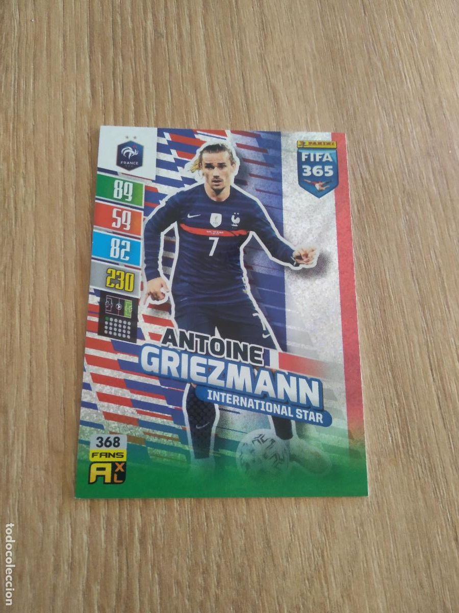 Cromos de F&uacute;tbol: 368 GRIEZMANN FRANCIA CROMO FUTBOL PANINI ADRENALYN 21-22 FIFA 365 2021-2022