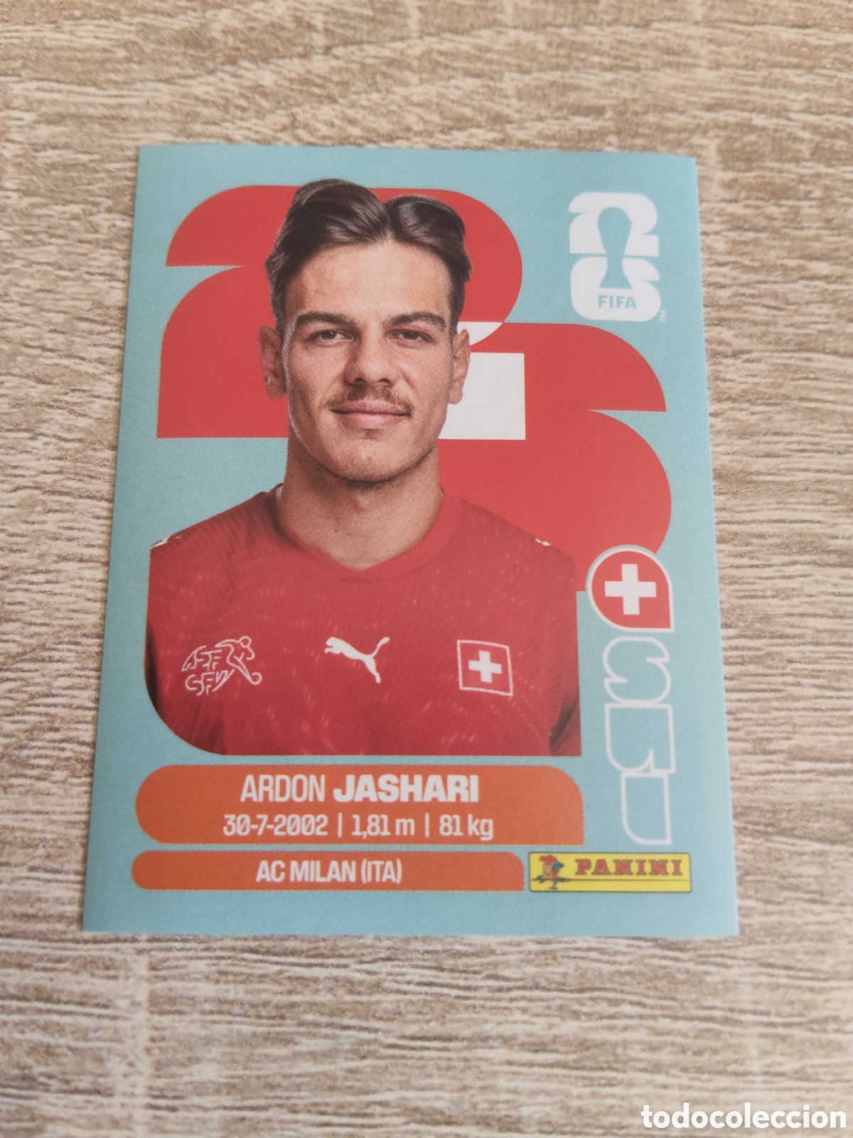 Cromos de F&uacute;tbol: Panini mundial 2026 SUI 14 Ardon Jashari Suiza