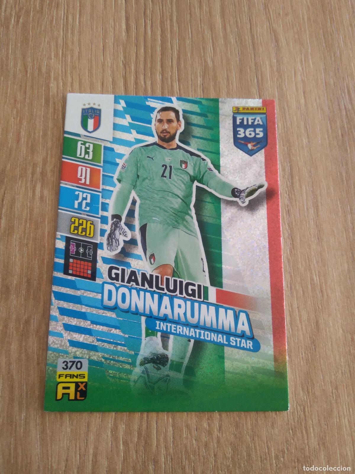 Cromos de F&uacute;tbol: 370 DONNARUMMA ITALIA CROMO FUTBOL PANINI ADRENALYN 21-22 FIFA 365 2021-2022