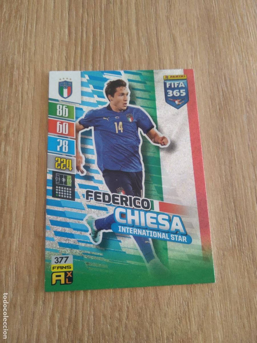 Cromos de F&uacute;tbol: 377 CHIESA ITALIA CROMO FUTBOL PANINI ADRENALYN 21-22 FIFA 365 2021-2022