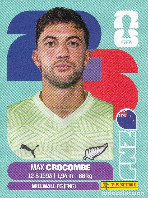 Cromos de F&uacute;tbol: FIFA WORLD CUP 2026 * CROCOMBE N&ordm; 2 * DE NUEVA ZELANDA - NUEVO DE SOBRE (A-18)