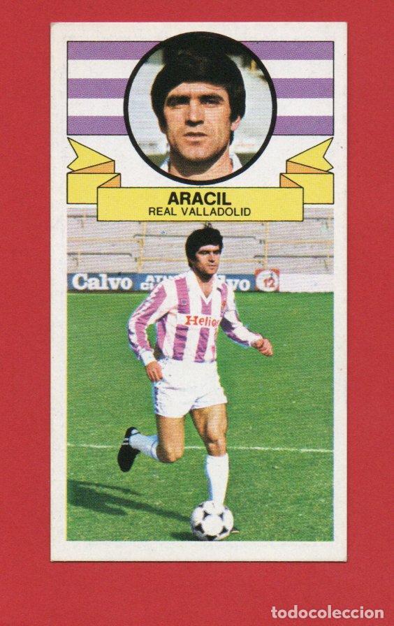 Cromos de F&uacute;tbol: ESTE 85 86 ARACIL DEL REAL VALLADOLID NUEVO SIN PEGAR ESTE 1985 1986
