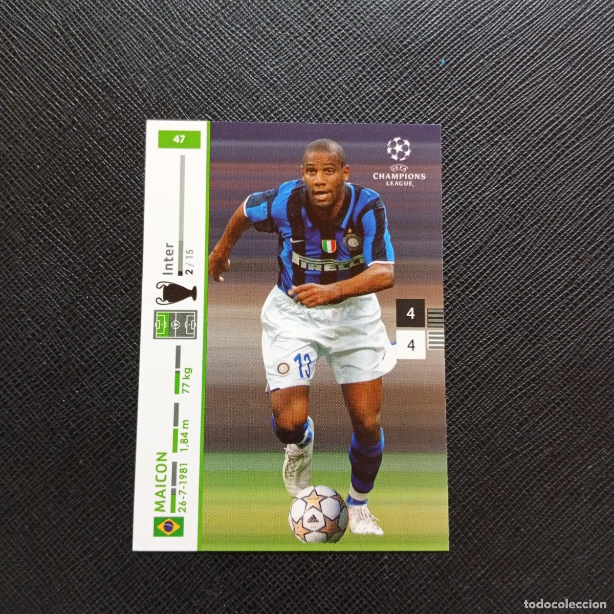 Cromos de F&uacute;tbol: 47 MAICON INTER MILAN PANINI TRADING CARDS UEFA CHAMPIONS LEAGUE 2007 2008 - (MD2002-2) PG47