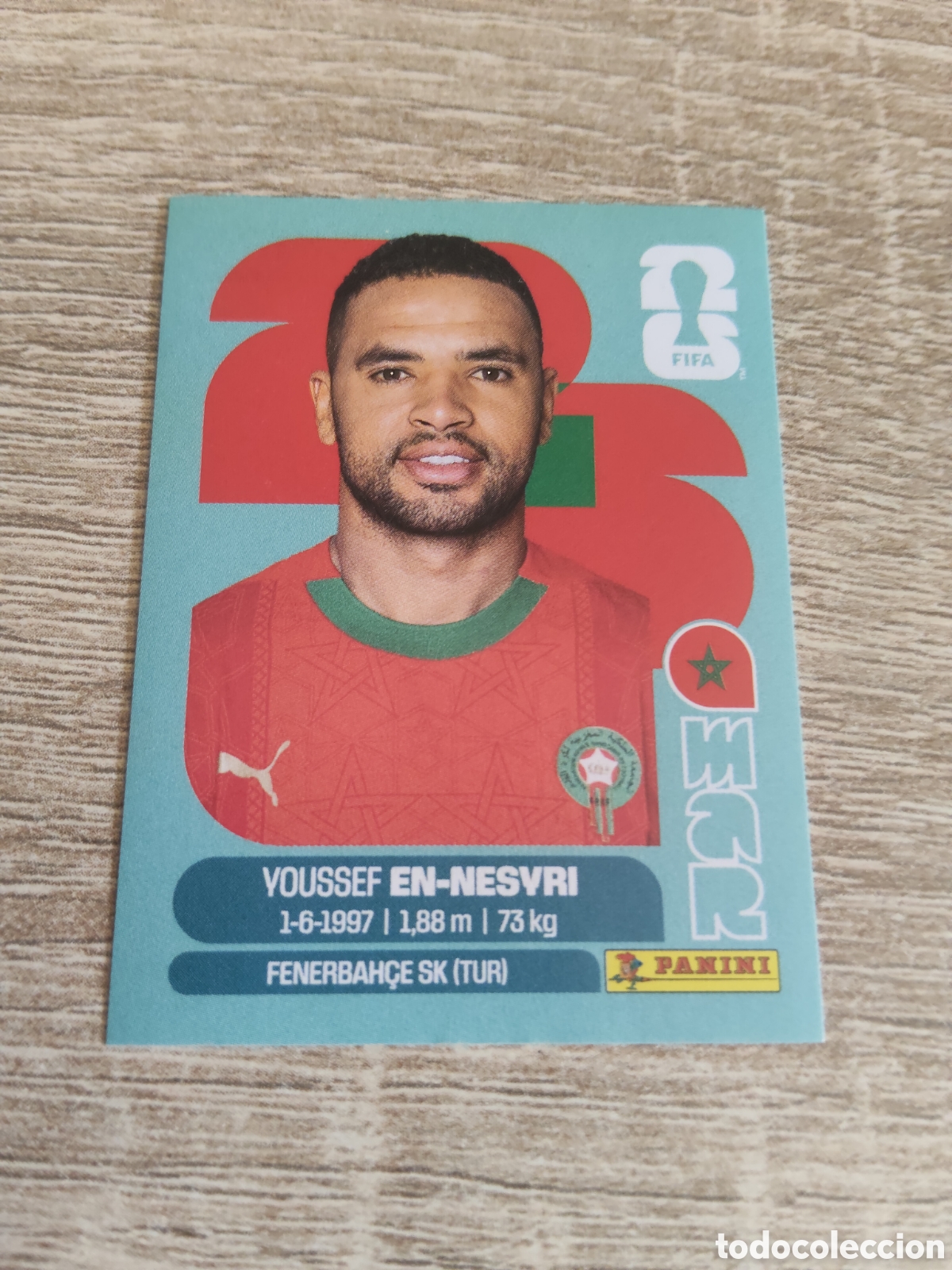 Cromos de F&uacute;tbol: Panini mundial 2026 MAR 16 Youssef En-Nesyri Marruecos