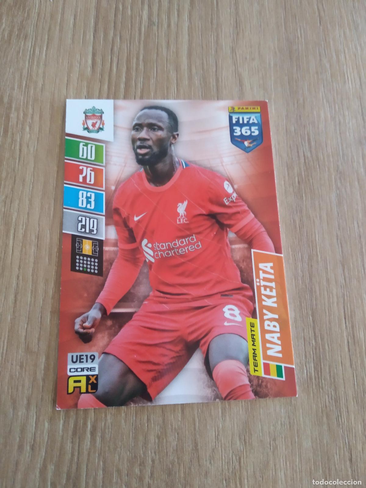 Cromos de F&uacute;tbol: UE 19 NABY KEITA LIVERPOOL CROMO FUTBOL PANINI ADRENALYN 21-22 FIFA 365 2021-2022