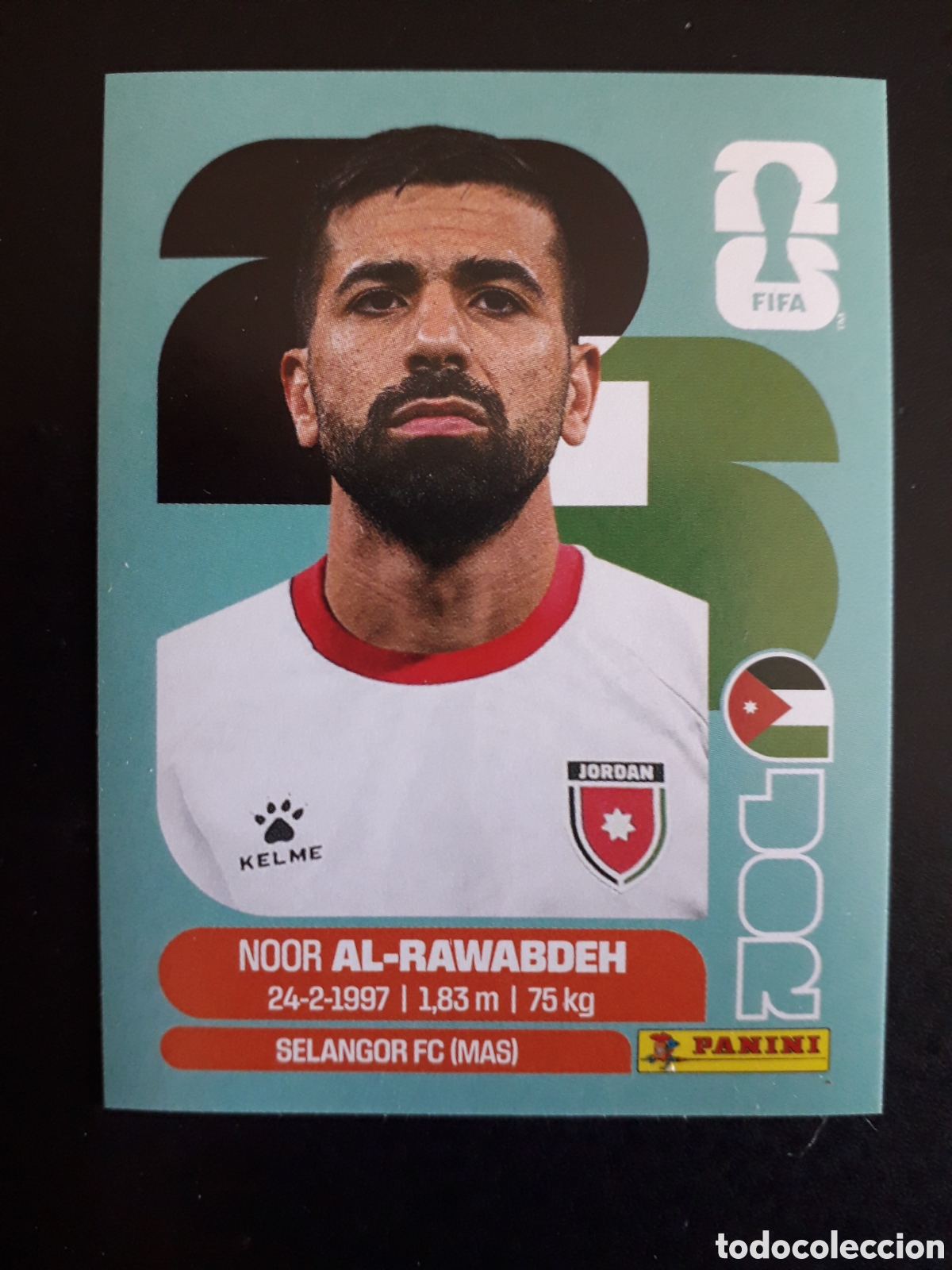 Cromos de F&uacute;tbol: AL RAWABDEH JORDANIA JOR 11 MUNDIAL F&Uacute;TBOL 2026 FIFA WORLD CUP PANINI SIN PEGAR PEDIDO M&Iacute;NIMO 3&euro;.