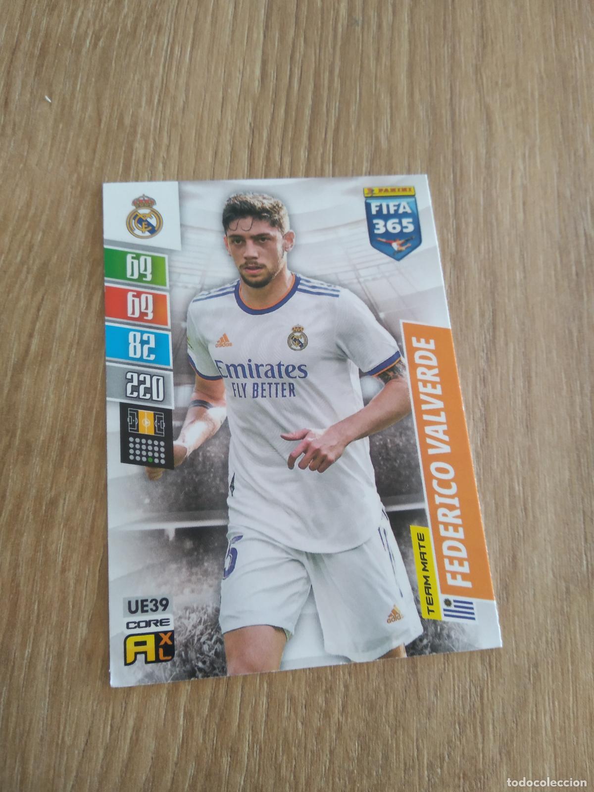 Cromos de F&uacute;tbol: UE 39 FEDE VALVERDE REAL MADRID CROMO FUTBOL PANINI ADRENALYN 21-22 FIFA 365 2021-2022