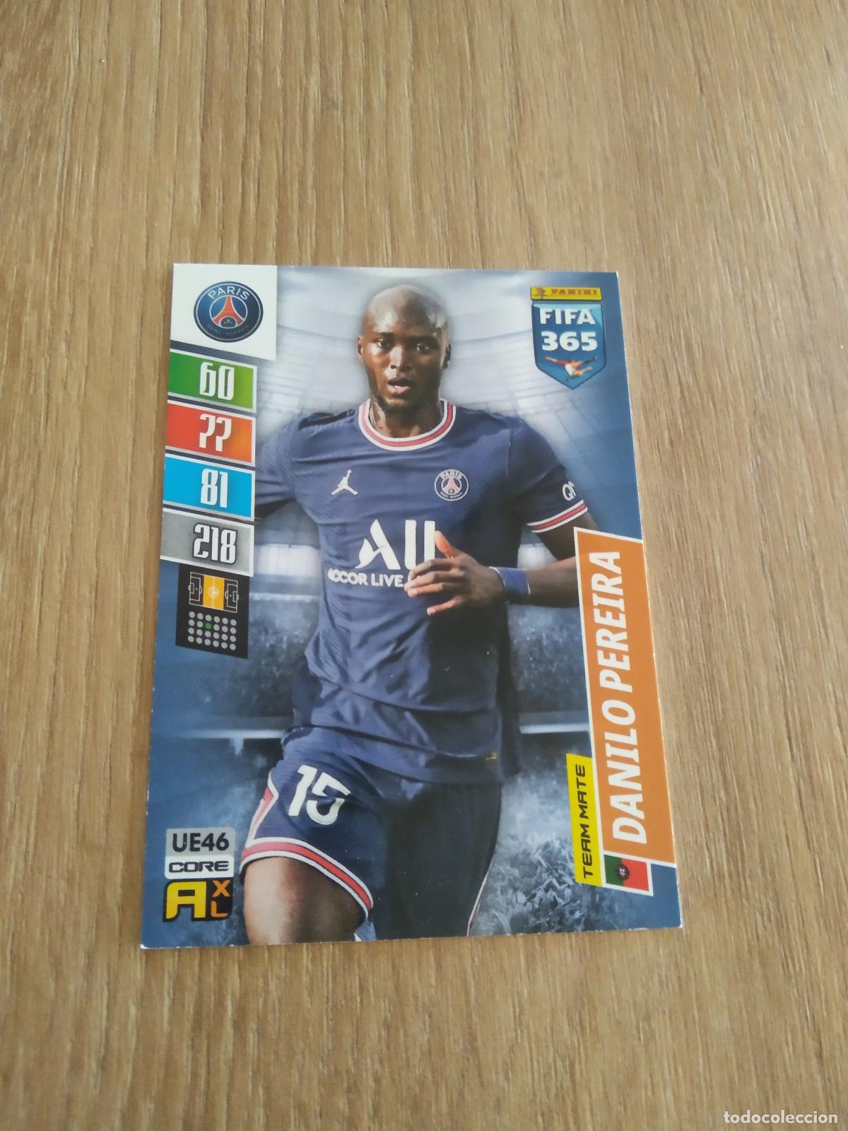 Cromos de F&uacute;tbol: UE 46 DANILO PEREIRA PARIS SAINT GERMAIN PSG CROMO FUTBOL PANINI ADRENALYN 21-22 FIFA 365 2021-2022