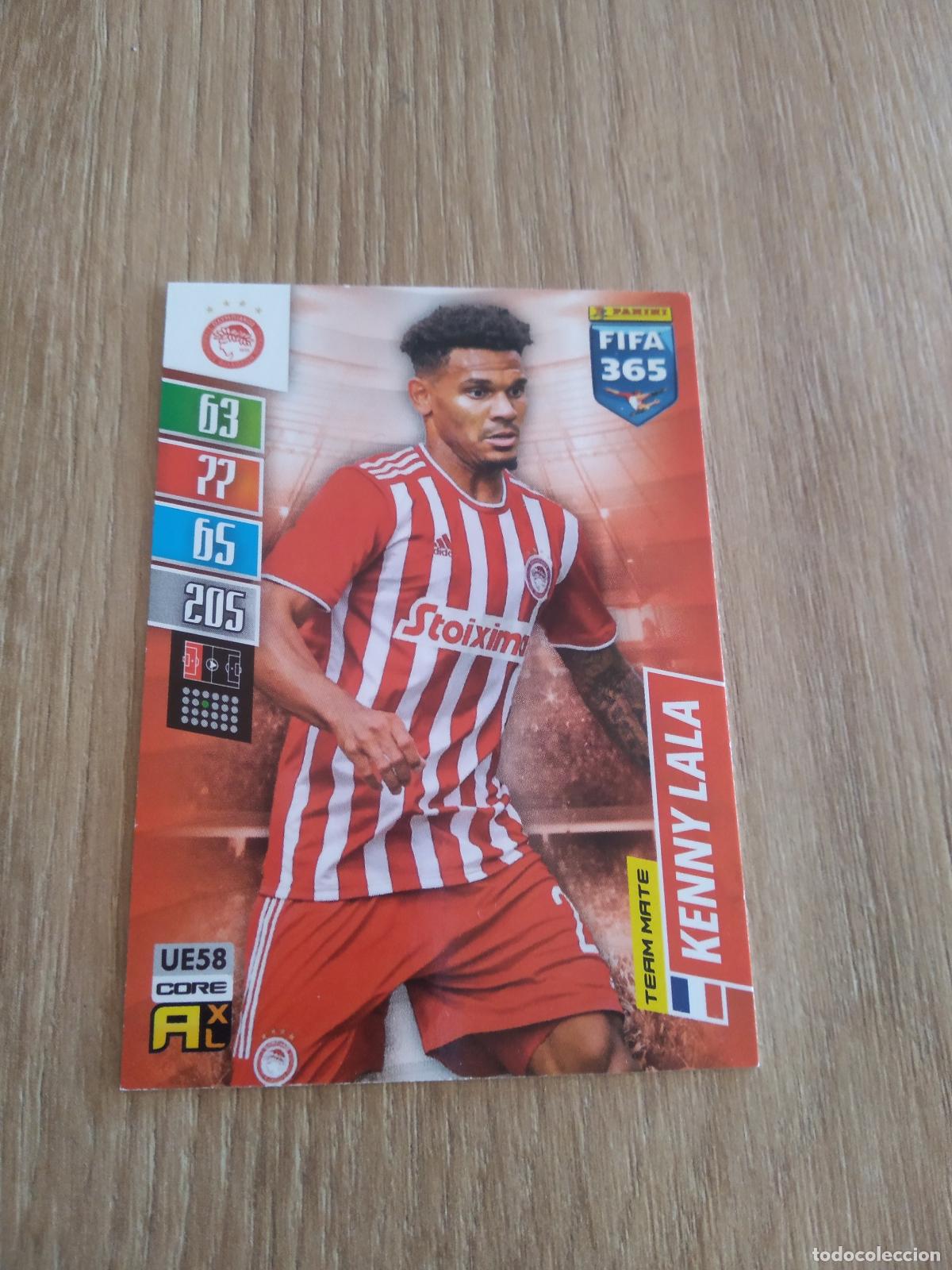 Cromos de F&uacute;tbol: UE 58 KENNY LALA OLYMPIACOS CROMO FUTBOL PANINI ADRENALYN 21-22 FIFA 365 2021-2022