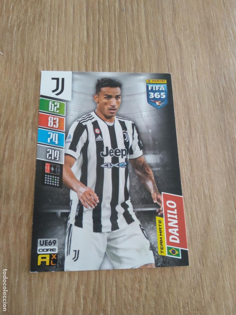 Cromos de F&uacute;tbol: UE 69 DANILO JUVENTUS TURIN CROMO FUTBOL PANINI ADRENALYN 21-22 FIFA 365 2021-2022