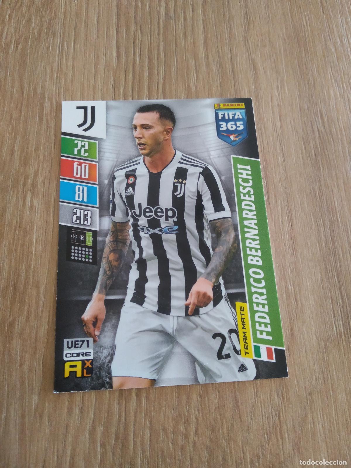 Cromos de F&uacute;tbol: UE 71 BERNARDESCHI JUVENTUS TURIN CROMO FUTBOL PANINI ADRENALYN 21-22 FIFA 365 2021-2022