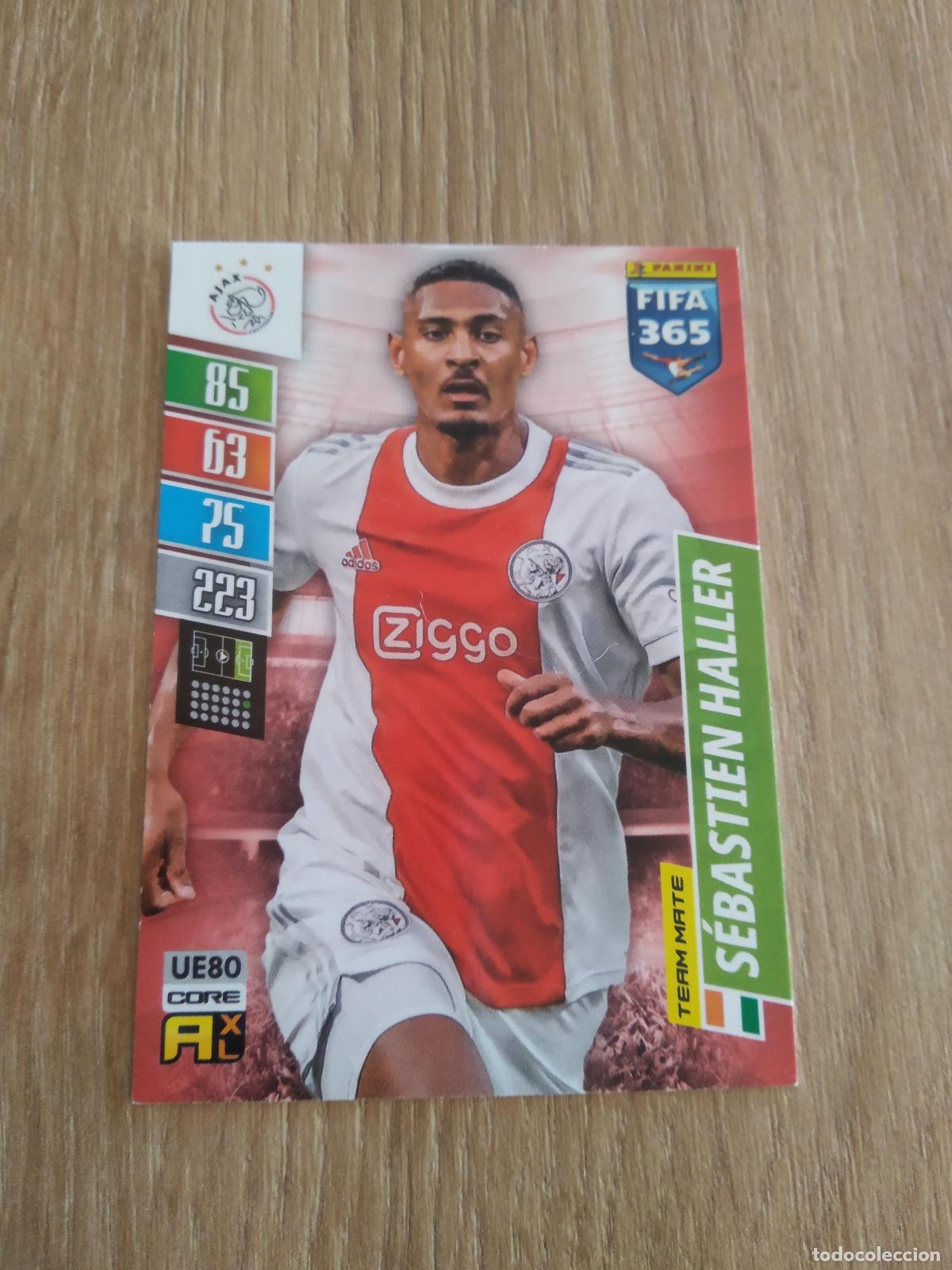 Fu&szlig;ball-Sticker: UE 80 SEBASTIEN HALLER AJAX CROMO FUTBOL PANINI ADRENALYN 21-22 FIFA 365 2021-2022