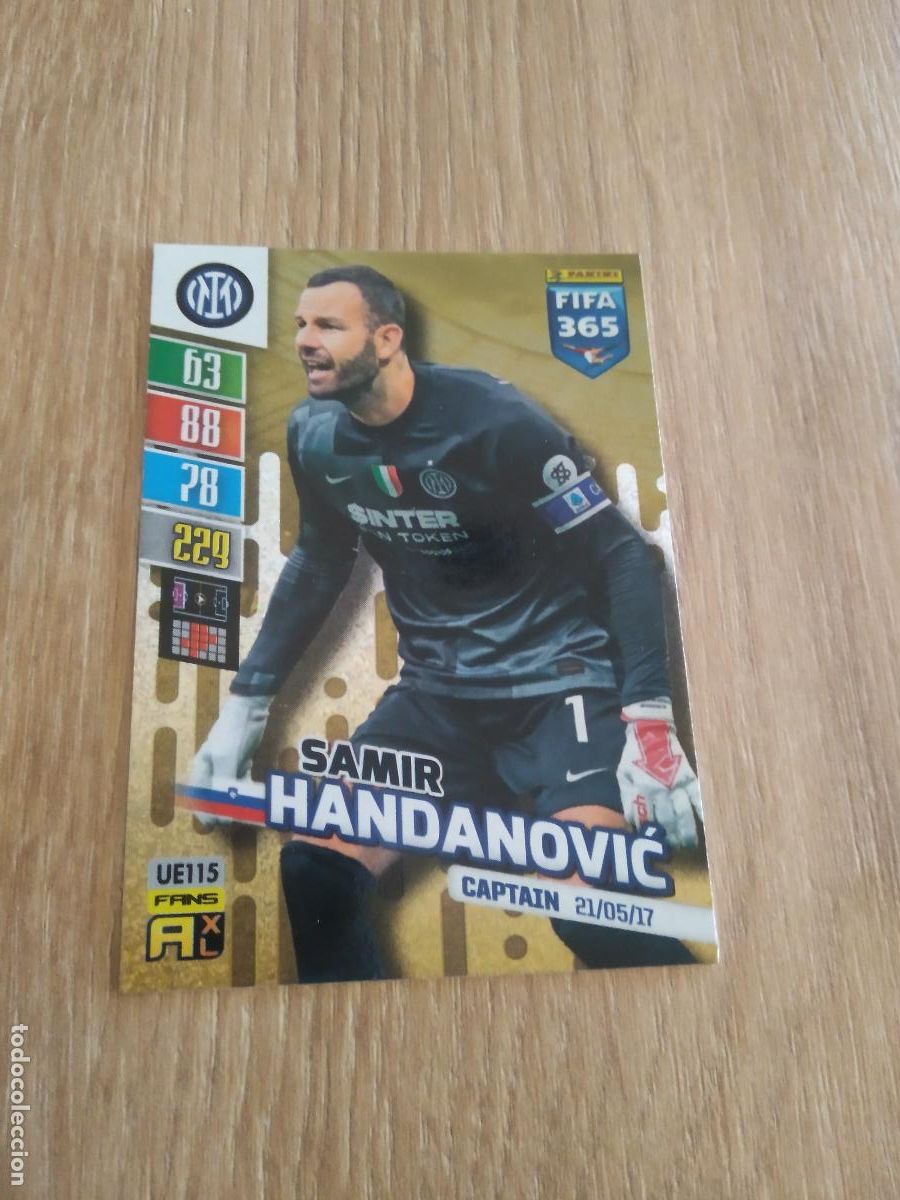 Fu&szlig;ball-Sticker: UE 115 HANDANOVIC INTER MILAN CROMO FUTBOL PANINI ADRENALYN 21-22 FIFA 365 2021-2022