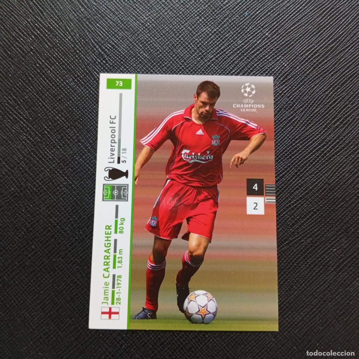 Fu&szlig;ball-Sticker: 73 CARRAGHER LIVERPOOL PANINI TRADING CARDS UEFA CHAMPIONS LEAGUE 2007 2008 - (MD2002-2) PG47