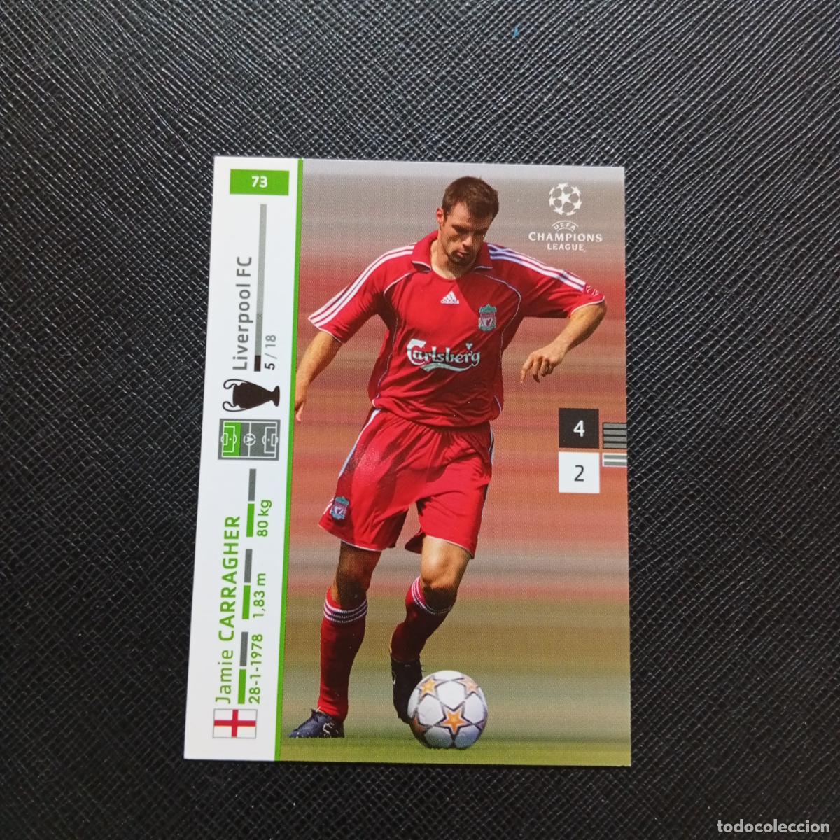 Fu&szlig;ball-Sticker: 73 CARRAGHER LIVERPOOL PANINI TRADING CARDS UEFA CHAMPIONS LEAGUE 2007 2008 - (MD2002-2) PG48