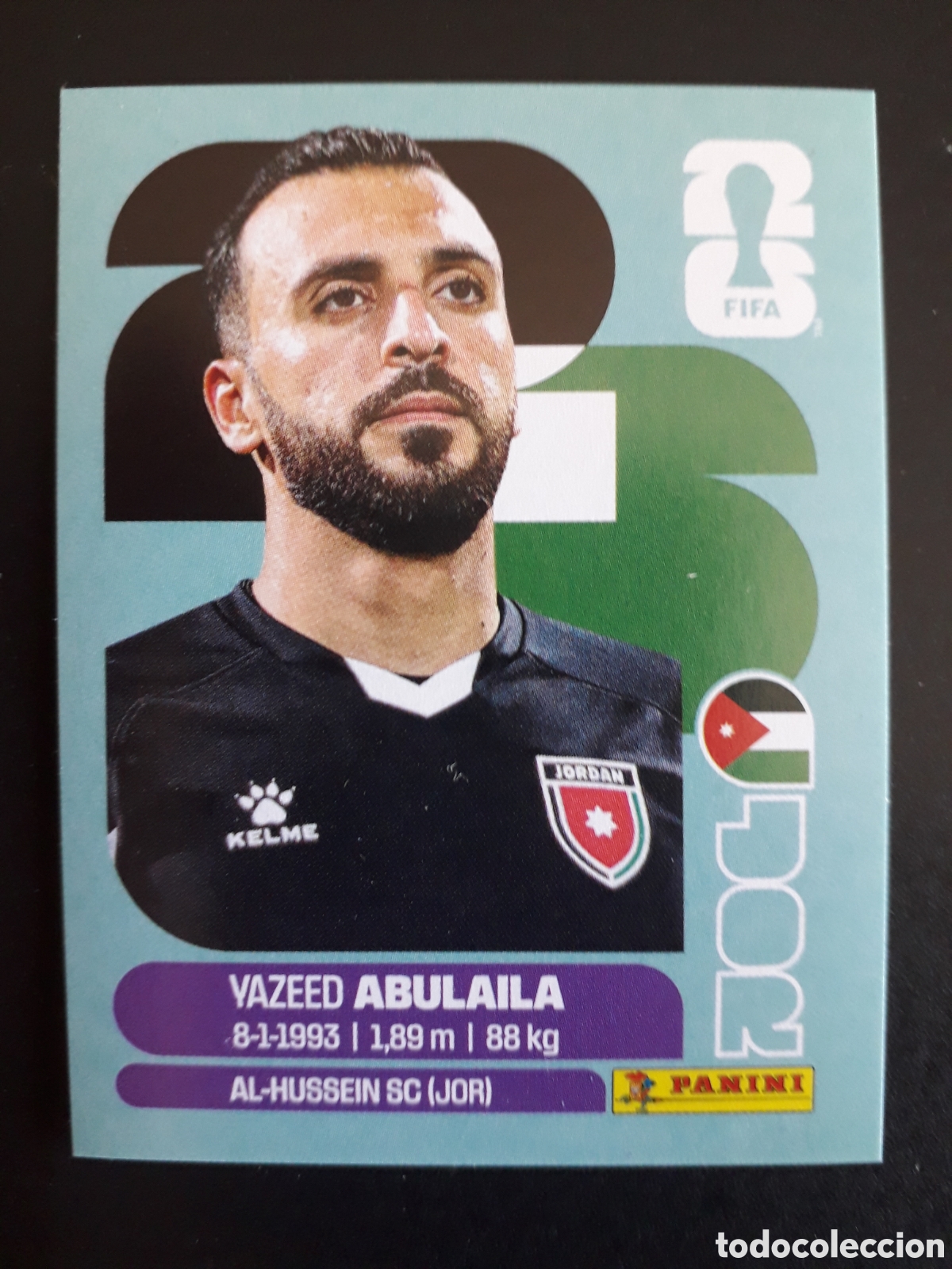 Cromos de F&uacute;tbol: ABDULAILA JORDANIA JOR 2 MUNDIAL F&Uacute;TBOL 2026 FIFA WORLD CUP PANINI SIN PEGAR PEDIDO M&Iacute;NIMO 3&euro;