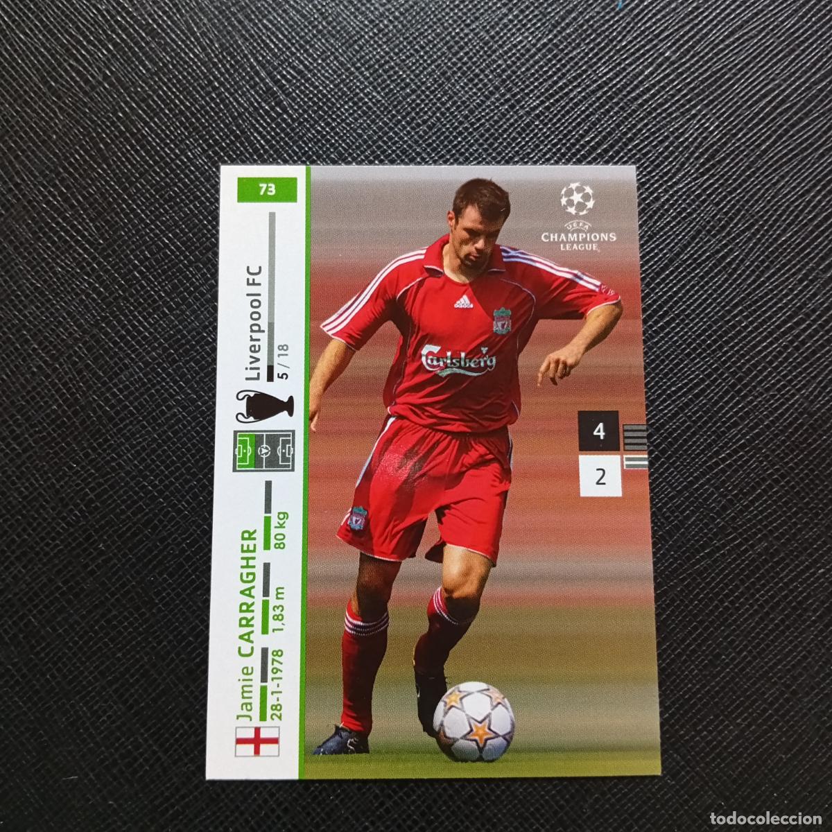 Cromos de F&uacute;tbol: 73 CARRAGHER LIVERPOOL PANINI TRADING CARDS UEFA CHAMPIONS LEAGUE 2007 2008 - (MD2002-2) PG49