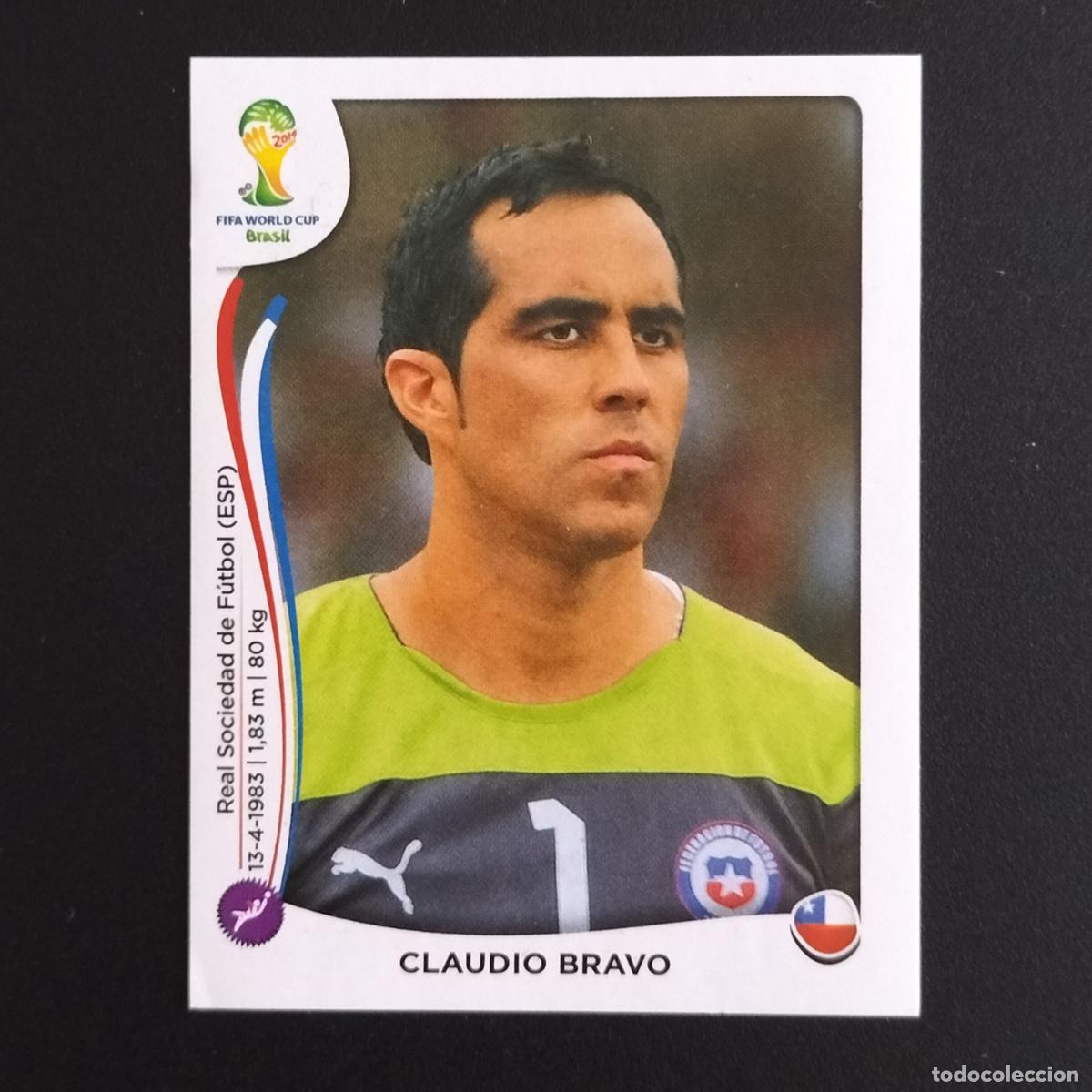 Cromos de F&uacute;tbol: 148 CLAUDIO BRAVO CHILE CROMOS ALBUM MUNDIAL FUTBOL 14 FIFA WORLD CUP BRASIL 2014