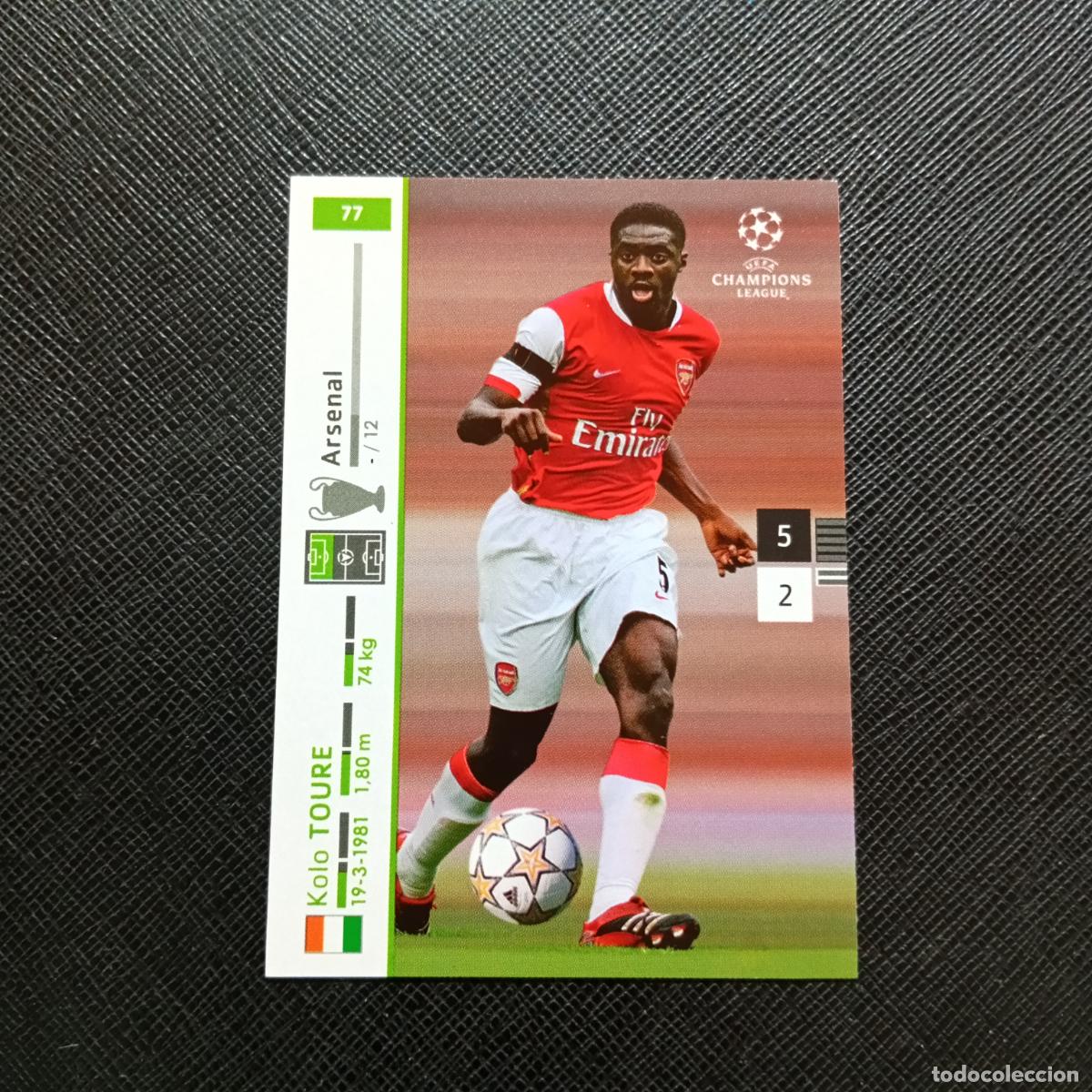 Cromos de F&uacute;tbol: 77 TOURE ARSENAL PANINI TRADING CARDS UEFA CHAMPIONS LEAGUE 2007 2008 - (MD2002-2) PG48