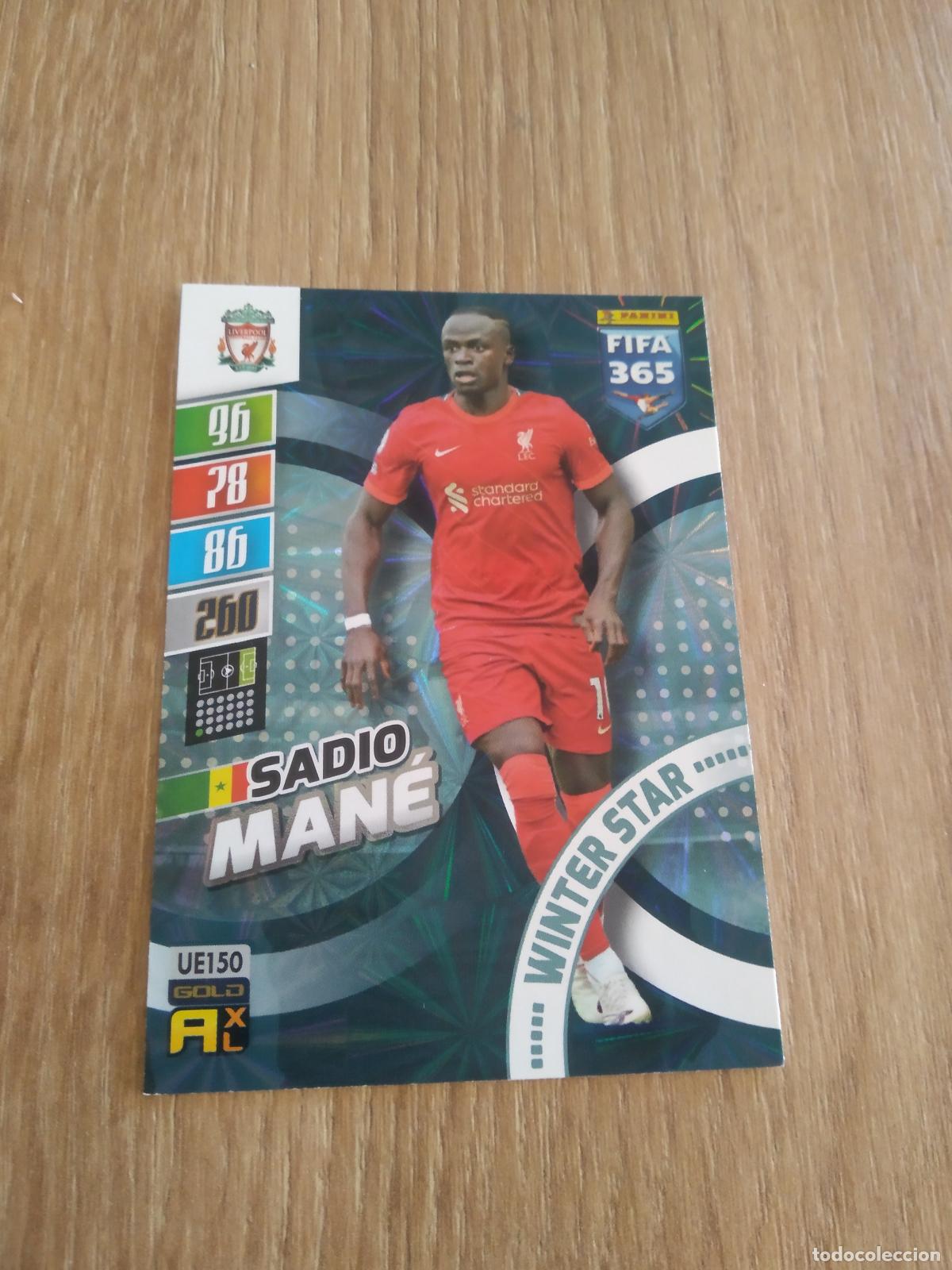 Cromos de F&uacute;tbol: UE 150 SADIO MANE LIVERPOOL CROMO FUTBOL PANINI ADRENALYN 21-22 FIFA 365 2021-2022