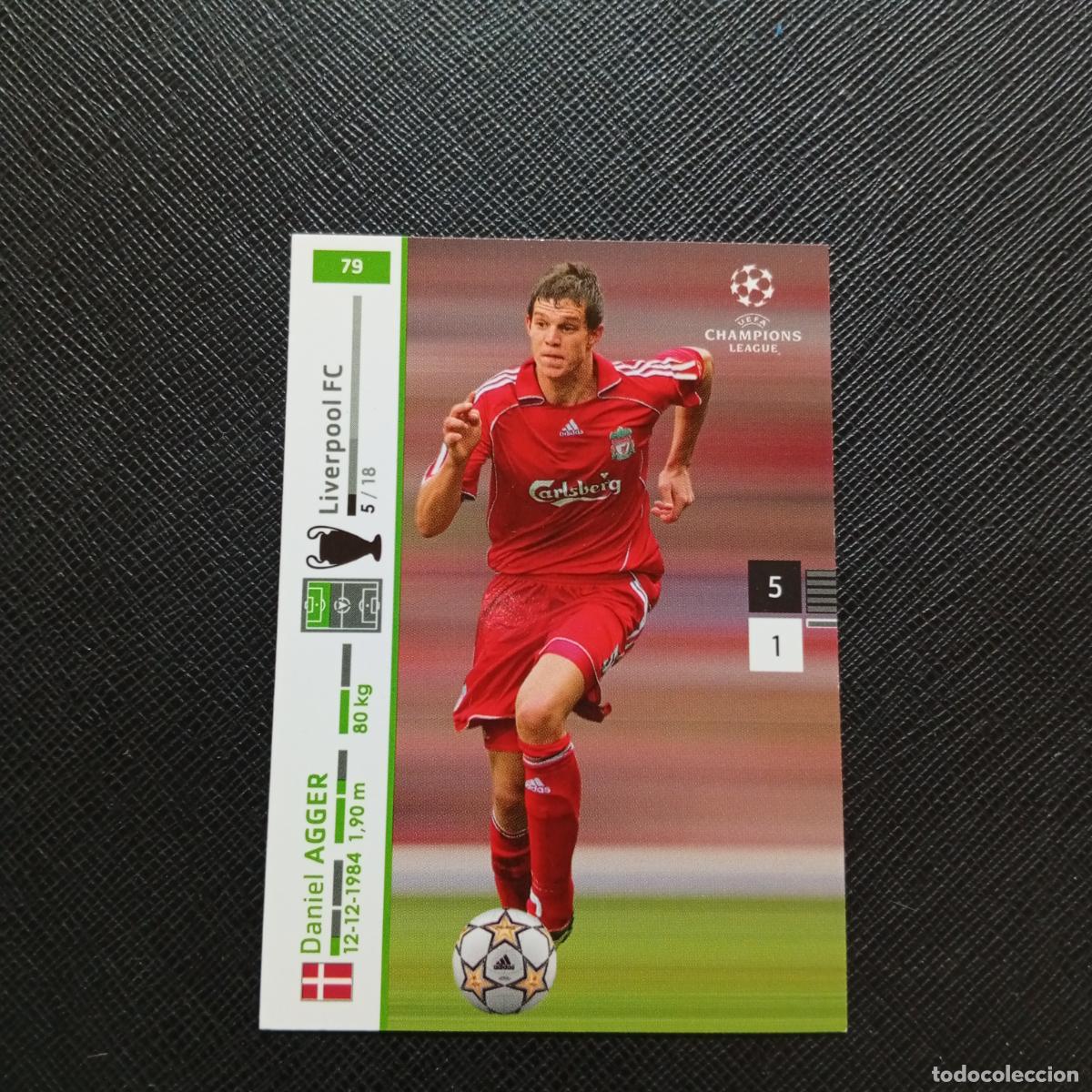 Cromos de F&uacute;tbol: 79 AGGER LIVERPOOL PANINI TRADING CARDS UEFA CHAMPIONS LEAGUE 2007 2008 - (MD2002-2) PG48