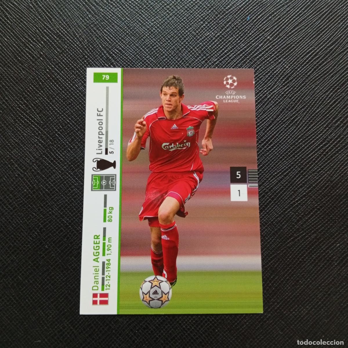 Cromos de F&uacute;tbol: 79 AGGER LIVERPOOL PANINI TRADING CARDS UEFA CHAMPIONS LEAGUE 2007 2008 - (MD2002-2) PG49
