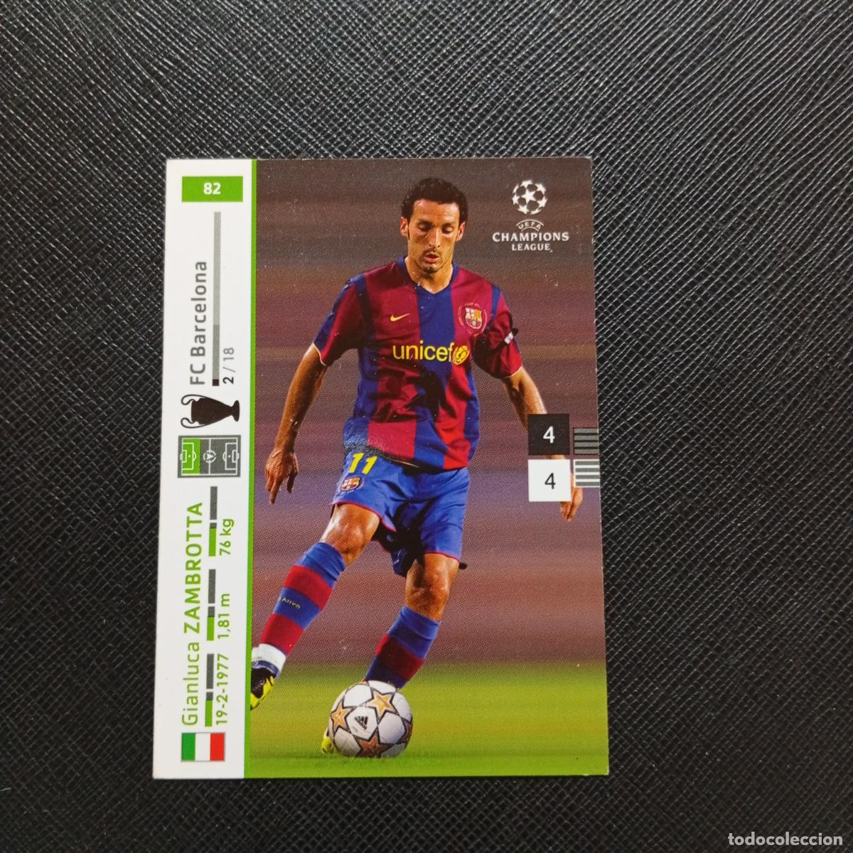 Cromos de F&uacute;tbol: 82 ZAMBROTTA BARCELONA PANINI TRADING CARDS UEFA CHAMPIONS LEAGUE 2007 2008 - (MD2002-2) PG49