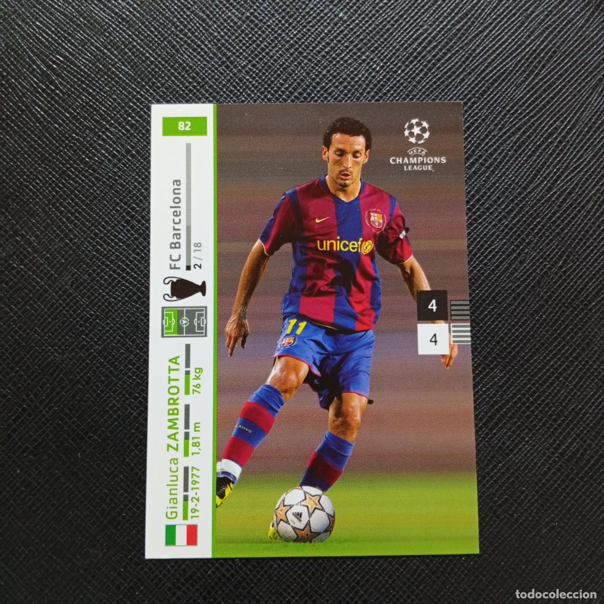 Cromos de F&uacute;tbol: 82 ZAMBROTTA BARCELONA PANINI TRADING CARDS UEFA CHAMPIONS LEAGUE 2007 2008 - (MD2002-2) PG49 B