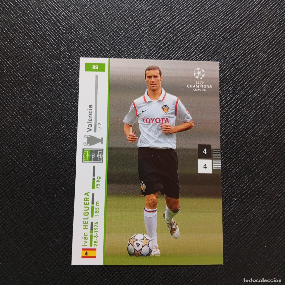 Cromos de F&uacute;tbol: 89 IVAN HELGUERA VALENCIA PANINI TRADING CARDS UEFA CHAMPIONS LEAGUE 2007 2008 - (MD2002-2) PG50 B