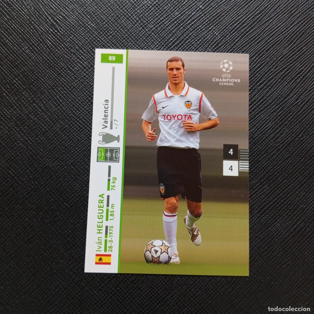 Cromos de F&uacute;tbol: 89 IVAN HELGUERA VALENCIA PANINI TRADING CARDS UEFA CHAMPIONS LEAGUE 2007 2008 - (MD2002-2) PG51 B