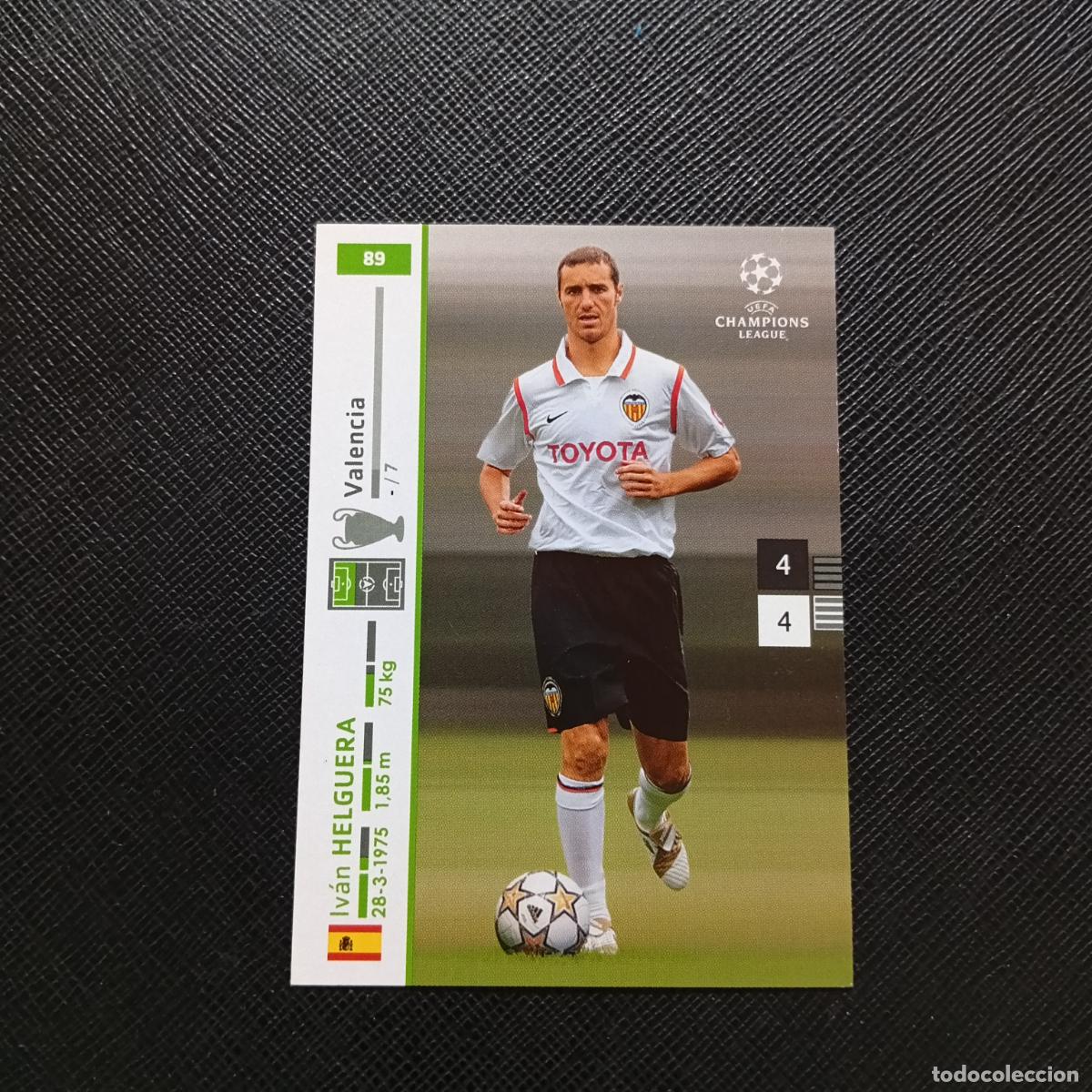 Cromos de F&uacute;tbol: 89 IVAN HELGUERA VALENCIA PANINI TRADING CARDS UEFA CHAMPIONS LEAGUE 2007 2008 - (MD2002-2) PG53