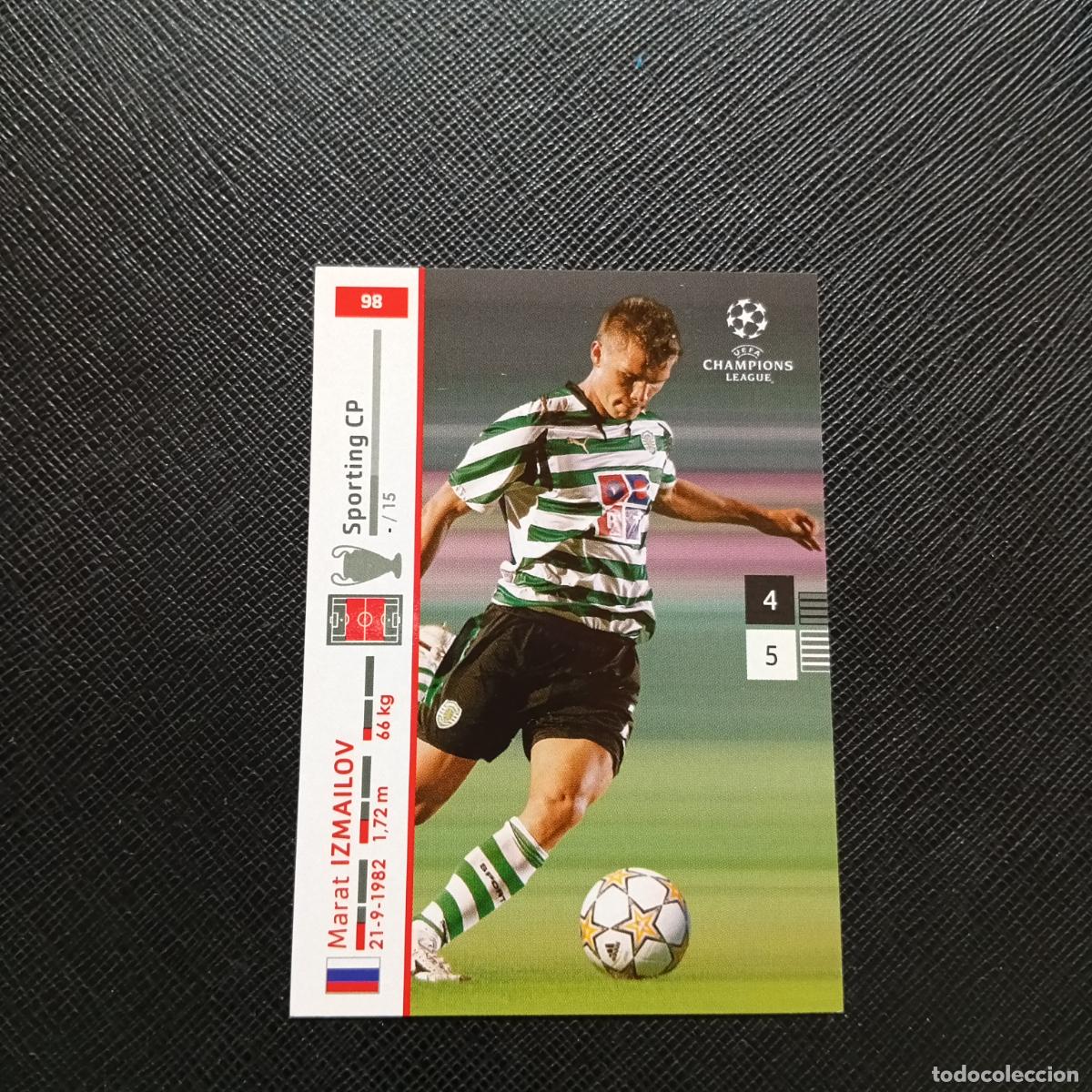Cromos de F&uacute;tbol: 98 IZMAILOV SPORTING GIJON PANINI TRADING CARDS UEFA CHAMPIONS LEAGUE 2007 2008 - (MD2002-2) PG50