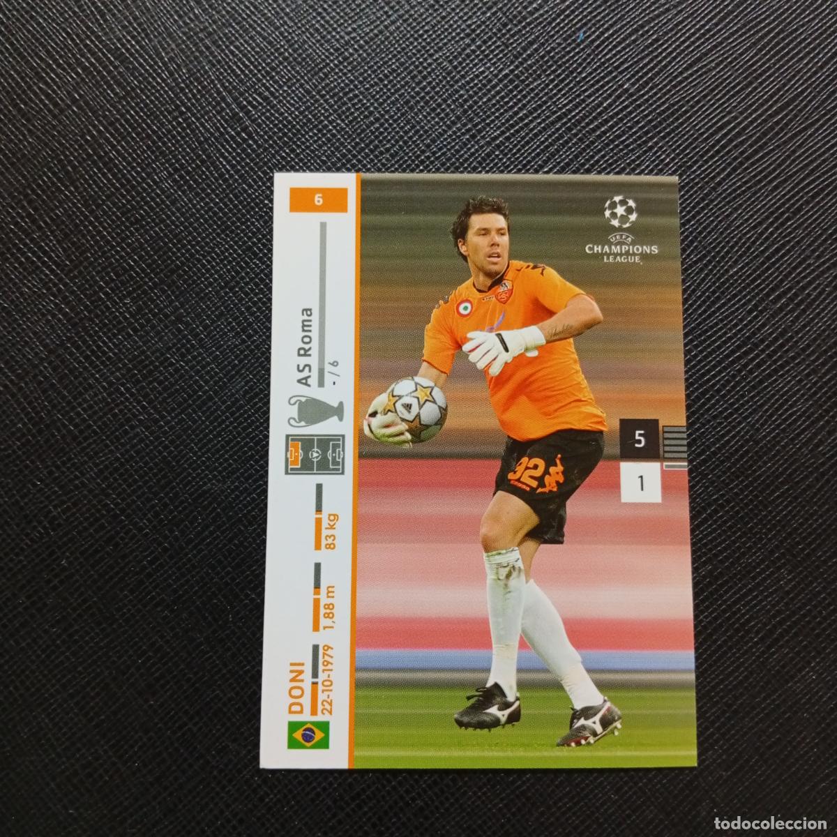 Cromos de F&uacute;tbol: 6 DONI ROMA PANINI TRADING CARDS UEFA CHAMPIONS LEAGUE 2007 2008 - (MD2002-2) PG51 B