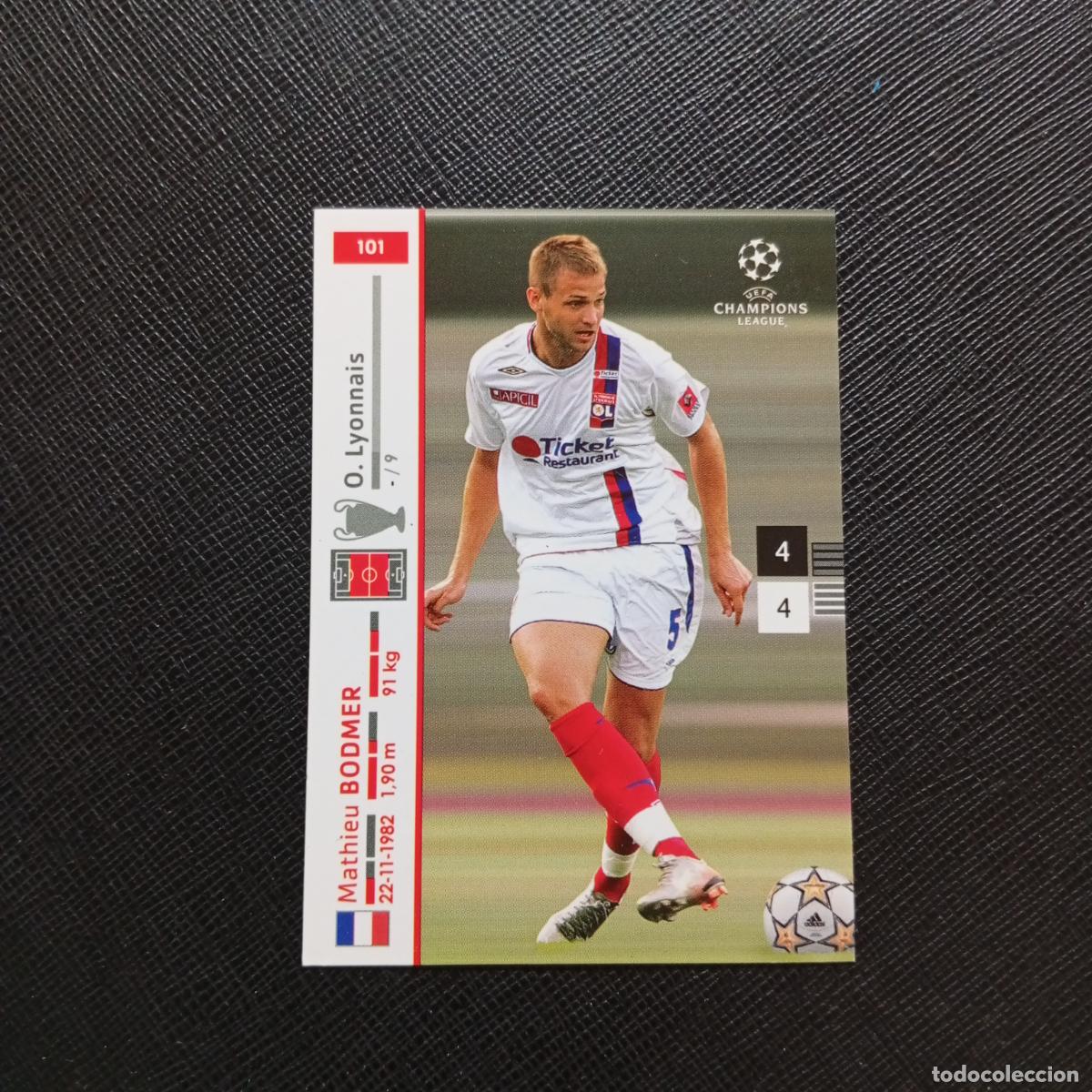 Cromos de F&uacute;tbol: 101 BODMER LYON PANINI TRADING CARDS UEFA CHAMPIONS LEAGUE 2007 2008 - (MD2002-2) PG52