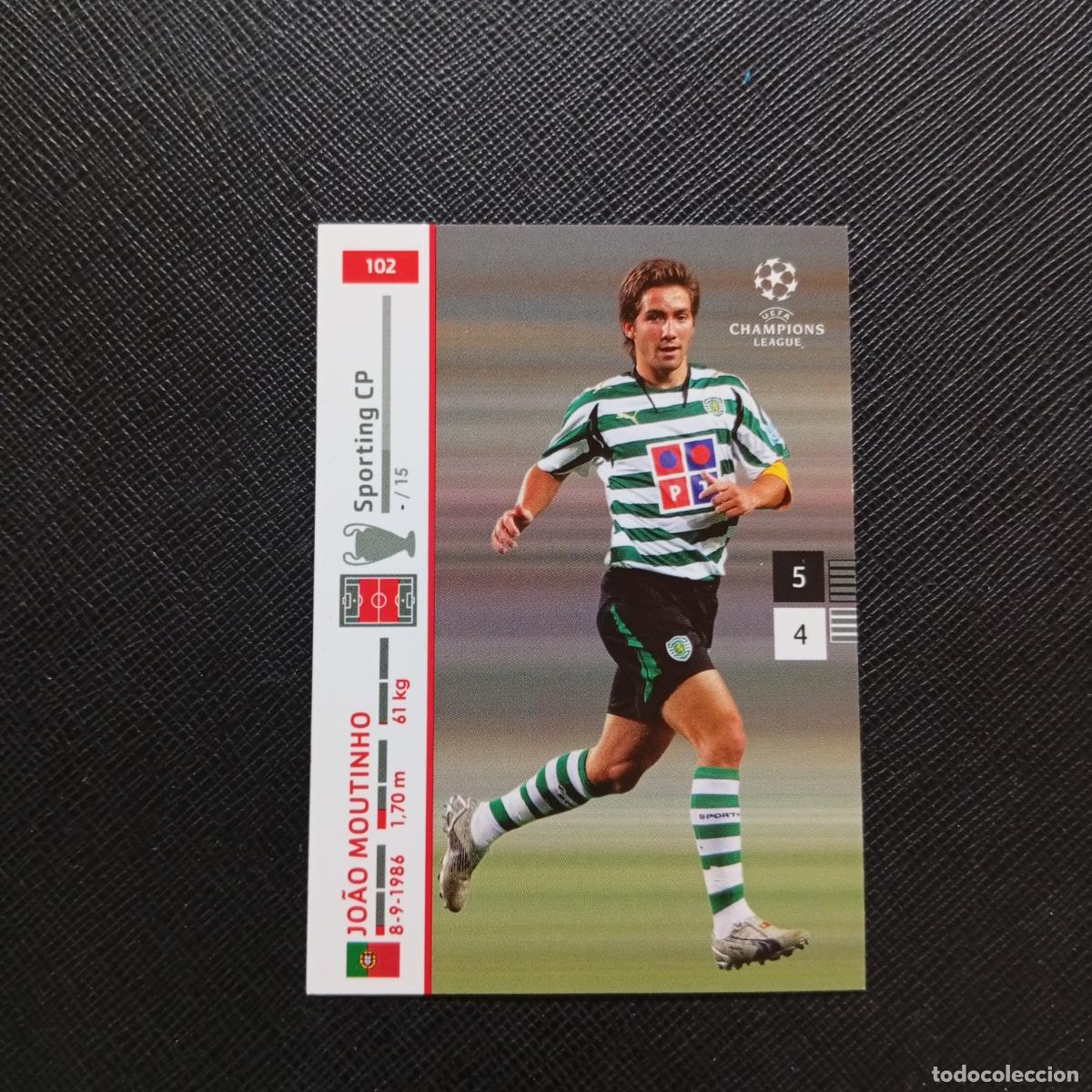 Cromos de F&uacute;tbol: 102 JOAO MOUTINHO SPORTING PANINI TRADING CARDS UEFA CHAMPIONS LEAGUE 2007 2008 - (MD2002-2) PG53