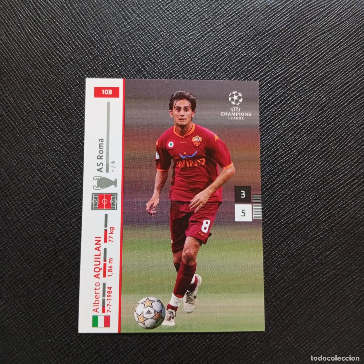 Cromos de F&uacute;tbol: 108 AQUILANI ROMA PANINI TRADING CARDS UEFA CHAMPIONS LEAGUE 2007 2008 - (MD2002-3) PG18