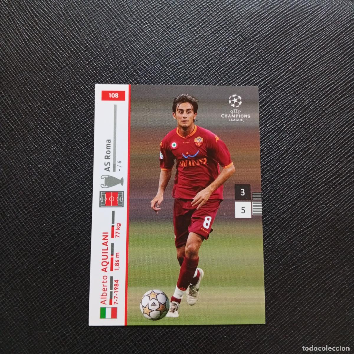 Cromos de F&uacute;tbol: 108 AQUILANI ROMA PANINI TRADING CARDS UEFA CHAMPIONS LEAGUE 2007 2008 - (MD2002-3) PG18 B