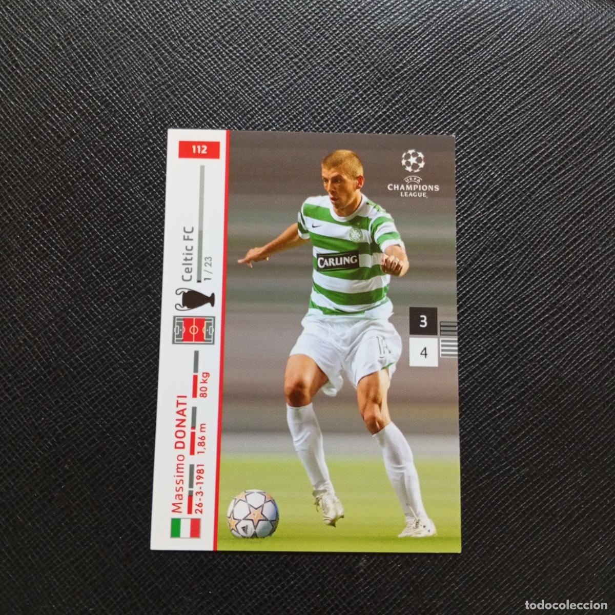 Cromos de F&uacute;tbol: 112 DONATI CELTIC PANINI TRADING CARDS UEFA CHAMPIONS LEAGUE 2007 2008 - (MD2002-3) PG19