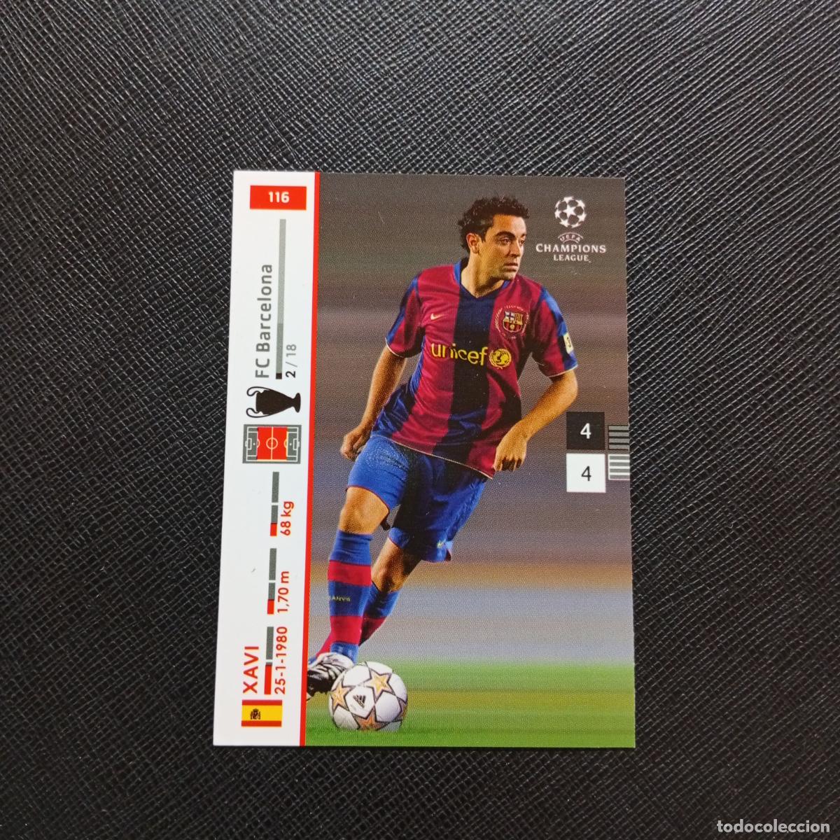 Cromos de F&uacute;tbol: 116 XAVI BARCELONA PANINI TRADING CARDS UEFA CHAMPIONS LEAGUE 2007 2008 - (MD2002-3) PG20