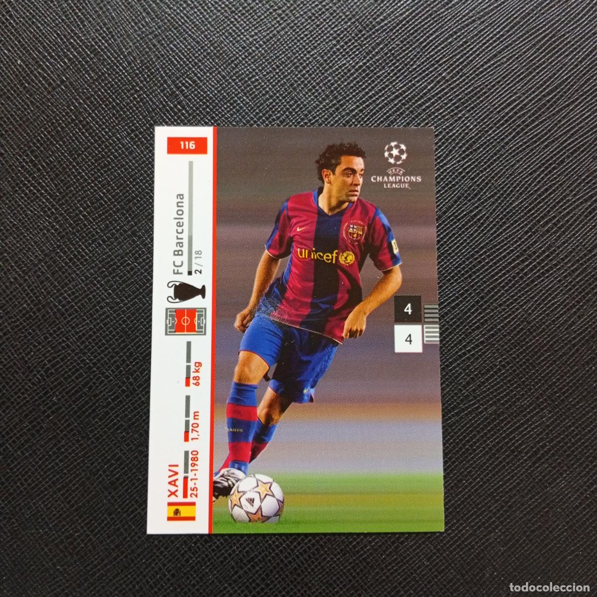 Cromos de F&uacute;tbol: 116 XAVI BARCELONA PANINI TRADING CARDS UEFA CHAMPIONS LEAGUE 2007 2008 - (MD2002-3) PG20 B