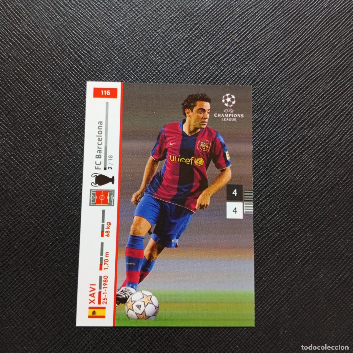 Cromos de F&uacute;tbol: 116 XAVI BARCELONA PANINI TRADING CARDS UEFA CHAMPIONS LEAGUE 2007 2008 - (MD2002-3) PG21