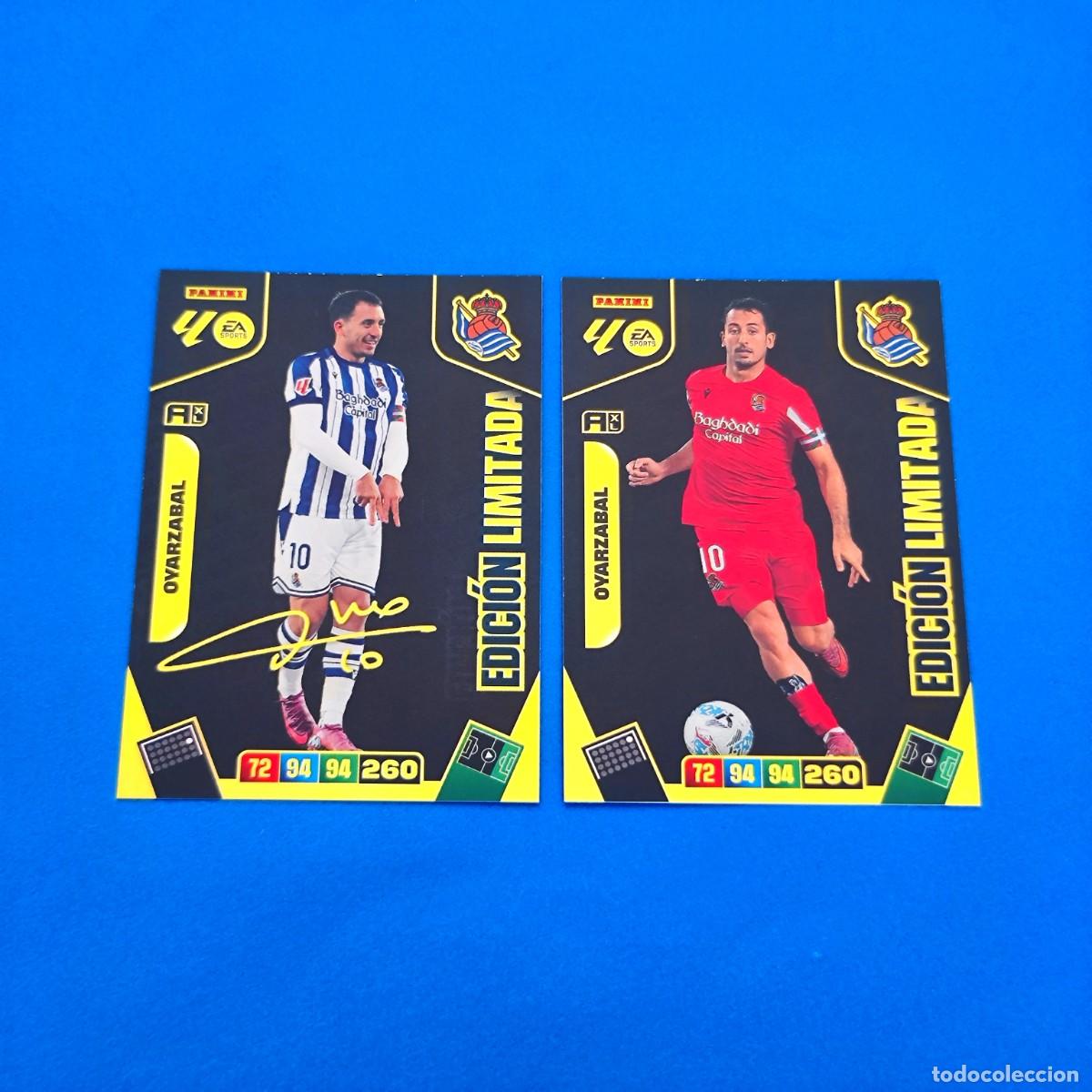 Cromos de F&uacute;tbol: Adrenalyn 2025 2026 / 25 26 Edici&oacute;n limitada firmada y sin firmar Oyarzabal Real Sociedad